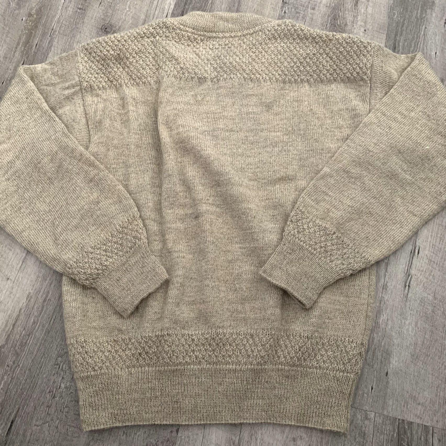 Vintage Cabelas Sweater Womens Small Reg 1/4 Zip Pullover Wool Blend Khaki Tan Outdoors Size S / US 4 / IT 40 - 5 Thumbnail