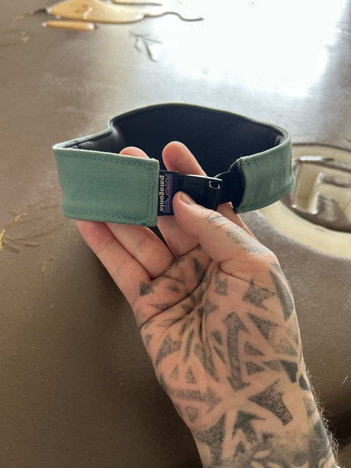 Patagonia Patagonia Visor hat Green/Blue Summer Size ONE SIZE - 3 Thumbnail