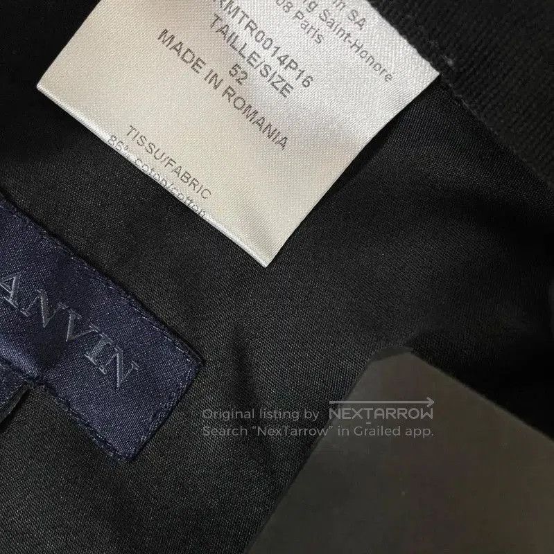 Other Lanvin Black Cotton Casual Pants for Men . Size US 44 / EU 60 - 4 Thumbnail