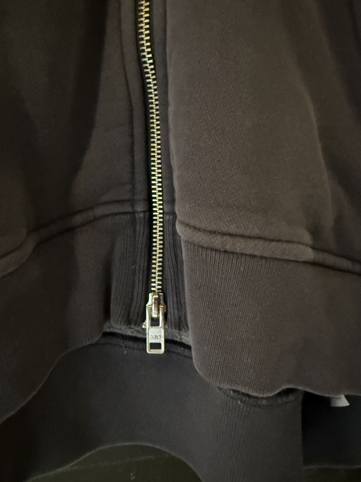Abercrombie & Fitch Abercrombie & Fitch Cropped Zip-Up Hoodie - Navy Size US L / EU 52-54 / 3 - 2 Thumbnail