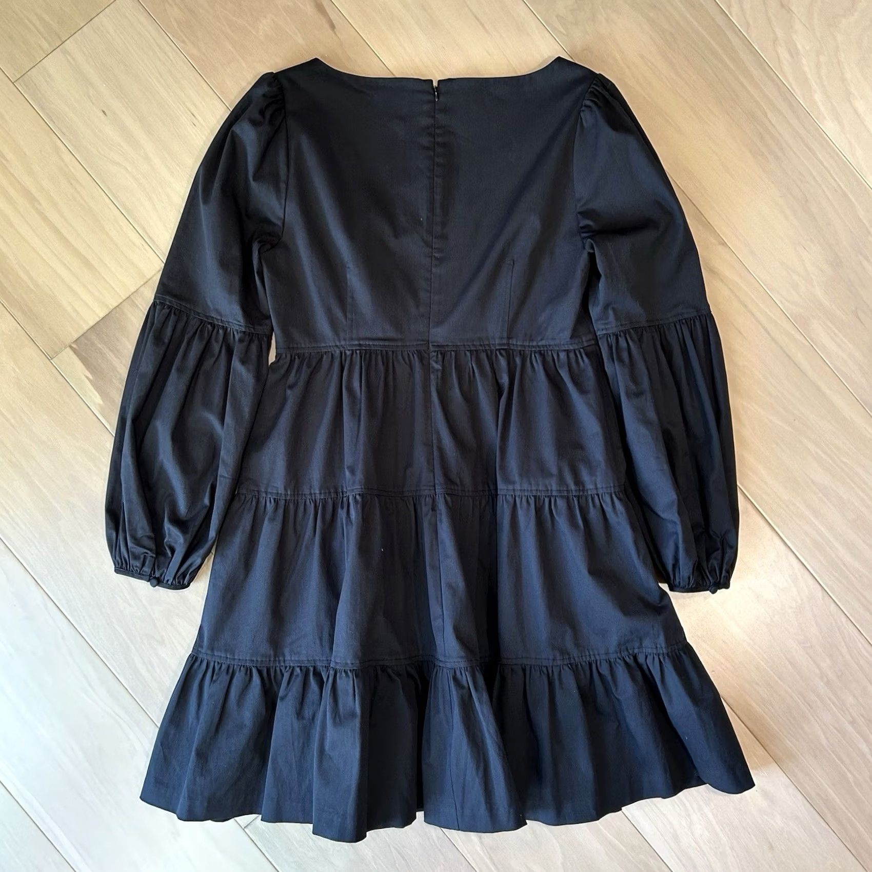 Cinq a Sept Cinq à Sept Rose Tiered Ruffle Mini Dress In Black Women’s 10 Dress Size L / US 10 / IT 46 - 5 Thumbnail