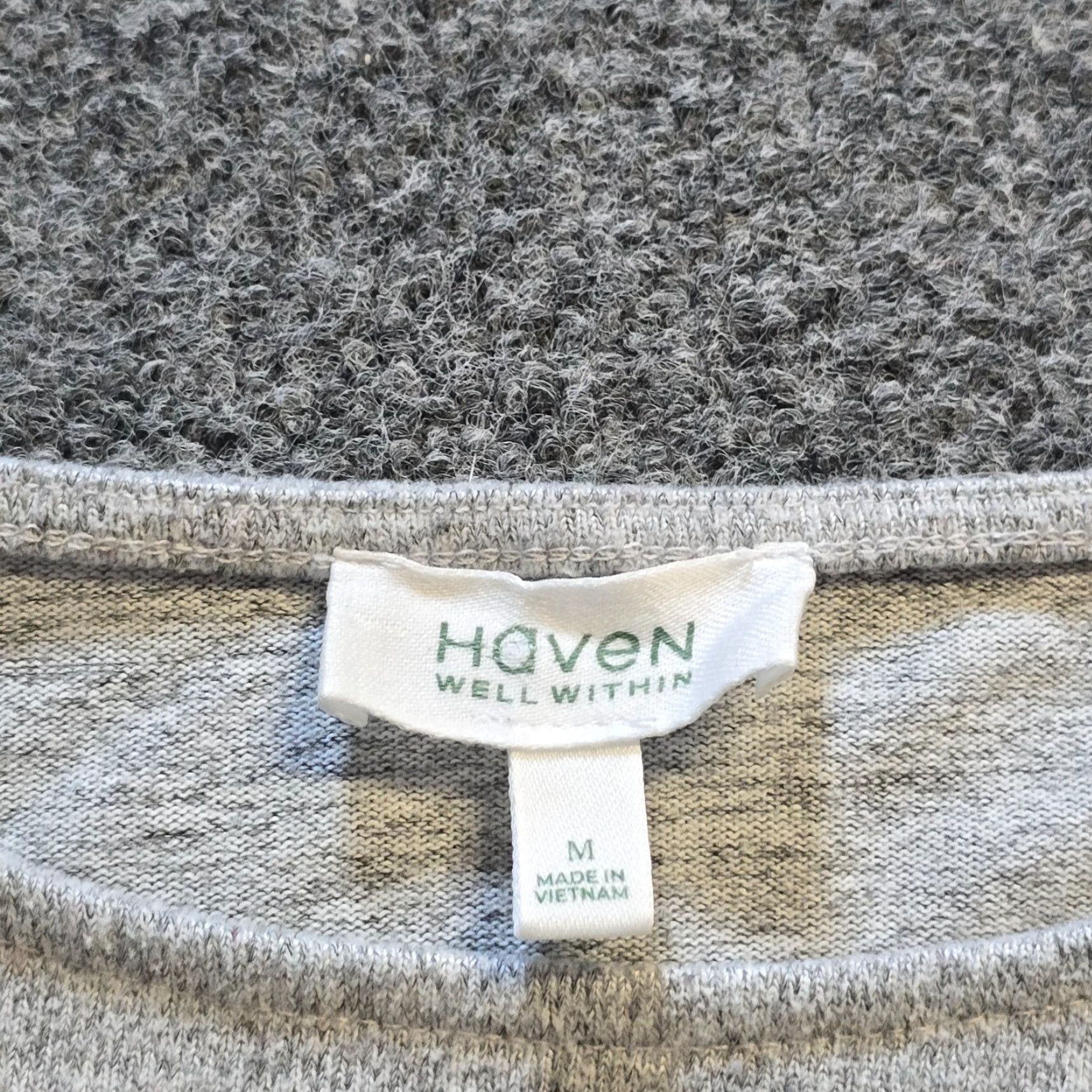 Vintage **Haven Well Within Gray Women's Medium Pullover Sweatshirt Soft Classic** User: **Haven Well Within Gray Women's Medium Classic Pullover Sweatshirt** Size M / US 6-8 / IT 42-44 - 3 Thumbnail