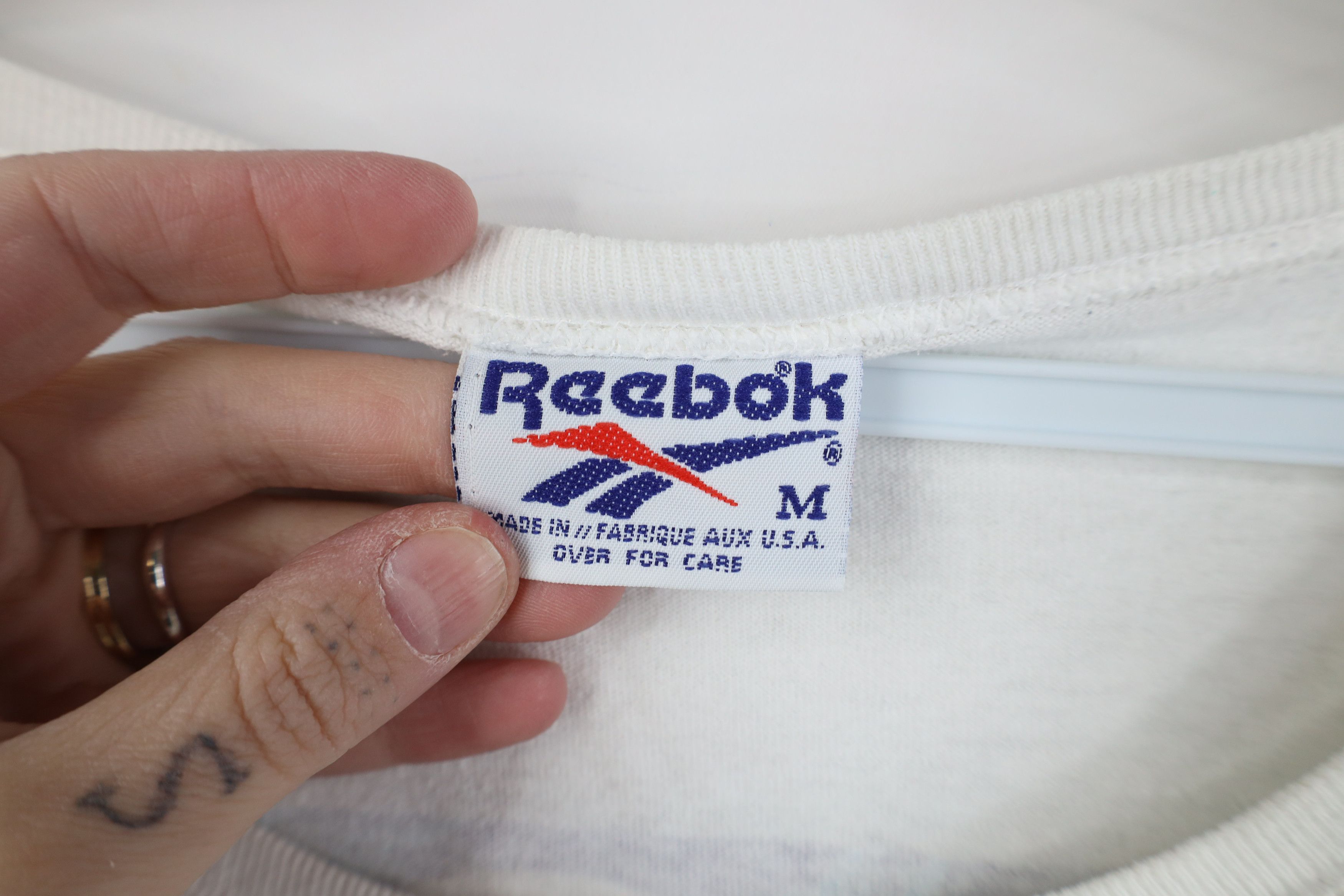 Reebok Vintage 90s Reebok Thank Goodness It's Friday T-Shirt USA Size US M / EU 48-50 / 2 - 9 Thumbnail
