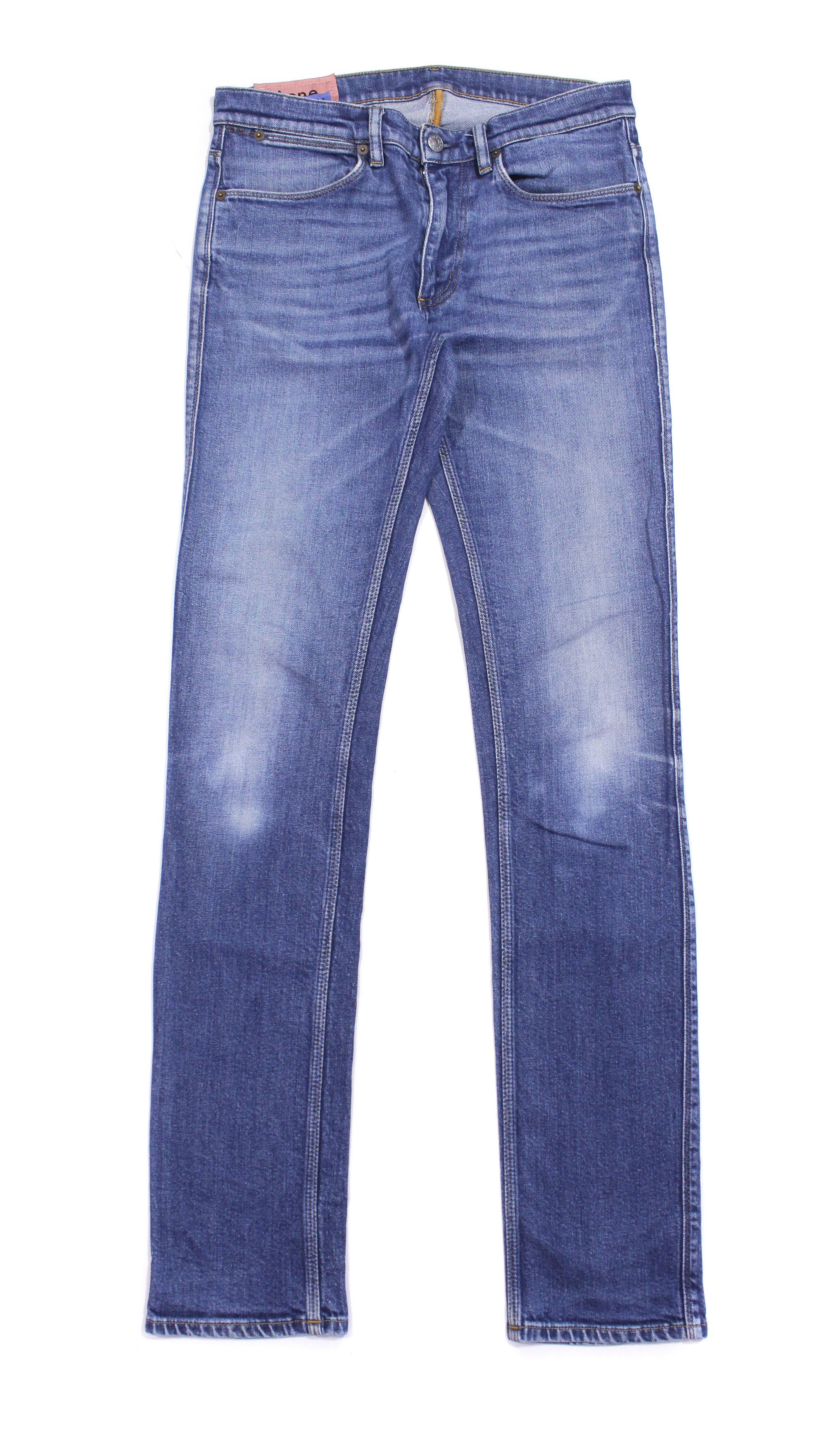Acne Studios Bla Konst PSS18 Max Dark Blue Jeans Size US 31 - 1 Thumbnail
