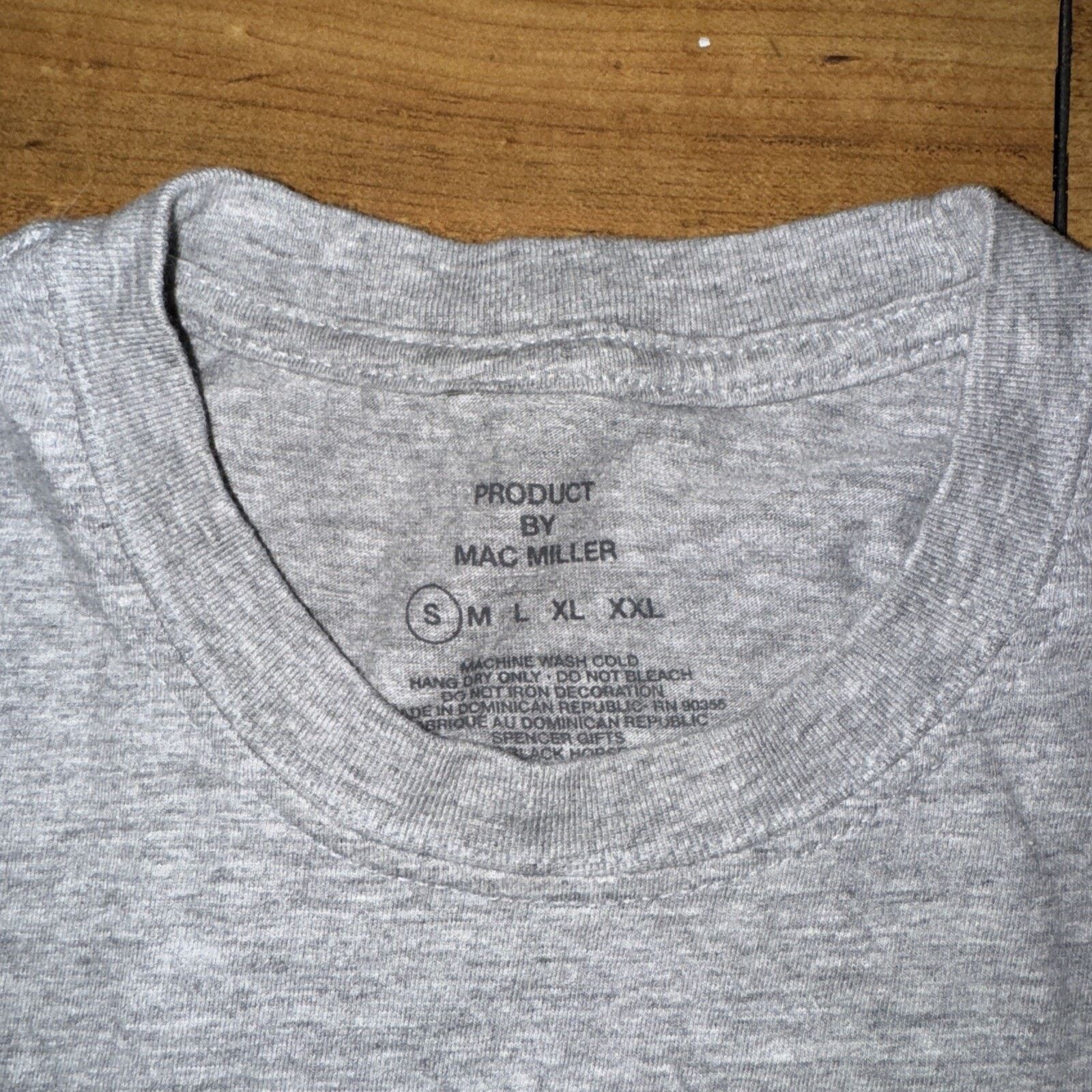 Band Tees × Rap Tees × Vintage Mac Miller T-Shirt Grey Small 17x25 Size US S / EU 44-46 / 1 - 3 Thumbnail