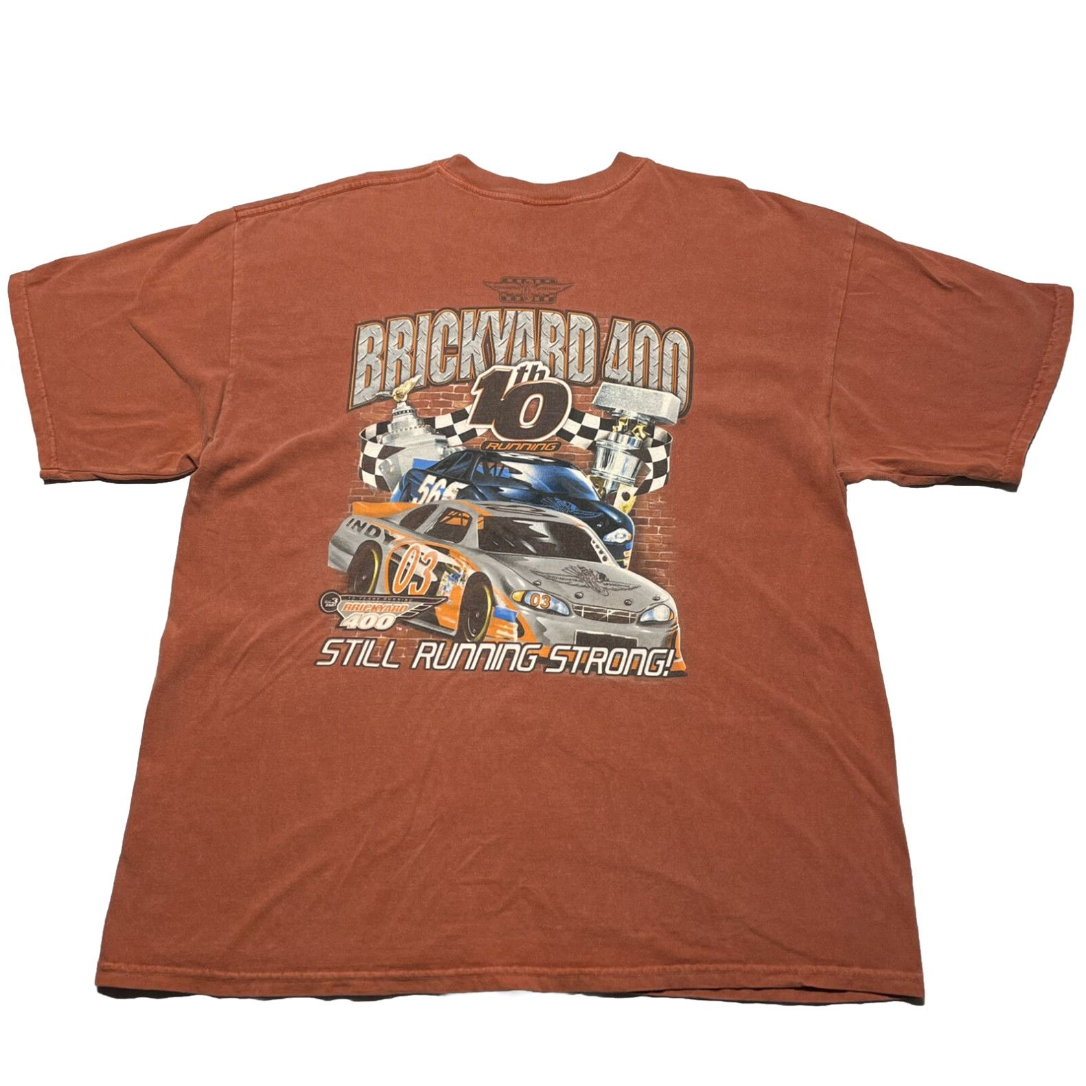 NASCAR Vintage NASCAR Brickyard 400 T-Shirt Men’s XL 2003 10th Running ...