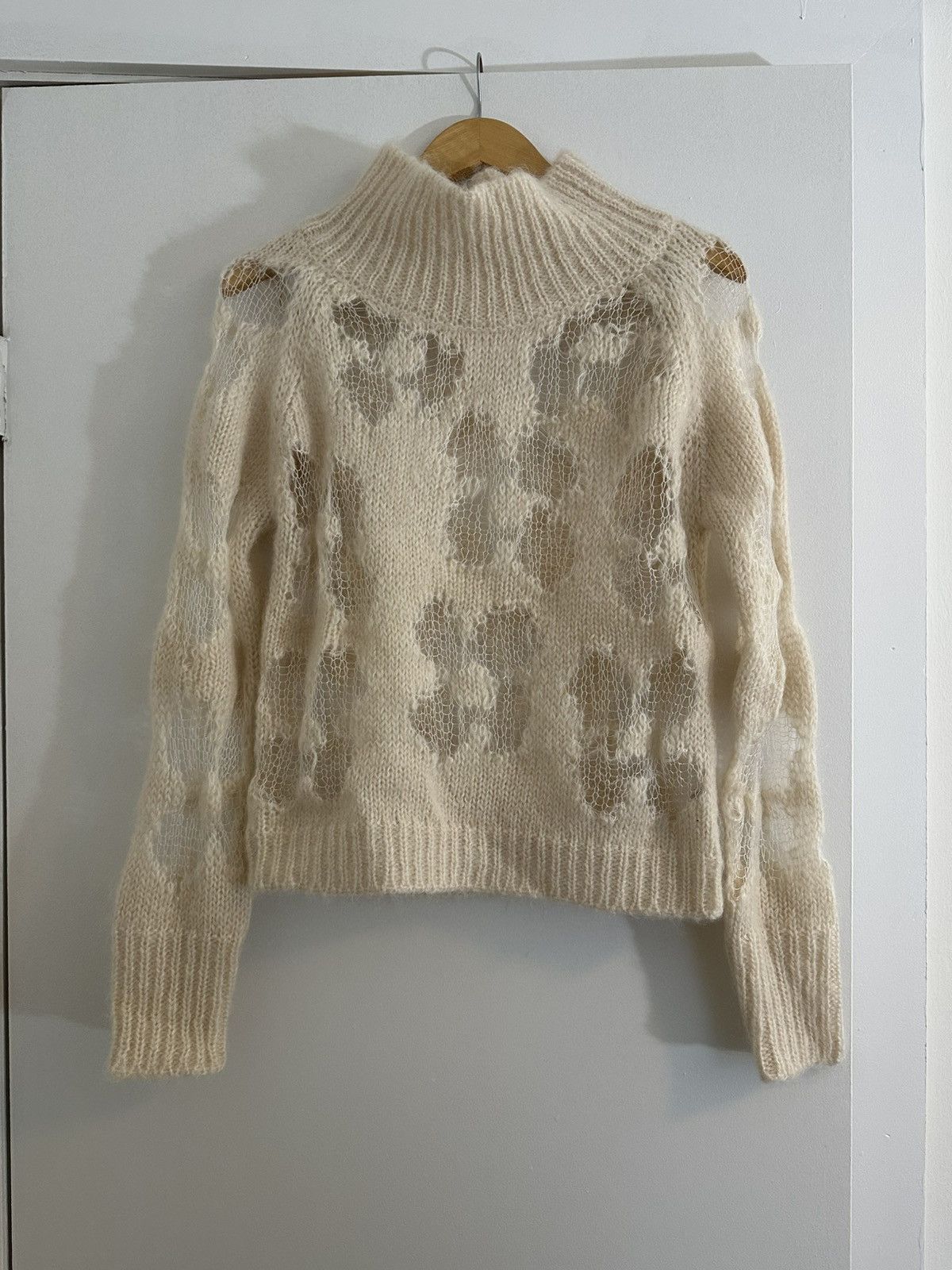 Cecilie Bahnsen Cecilie Bahnsen Mohair Flower Sweater Size S / US 4 / IT 40 - 1 Thumbnail