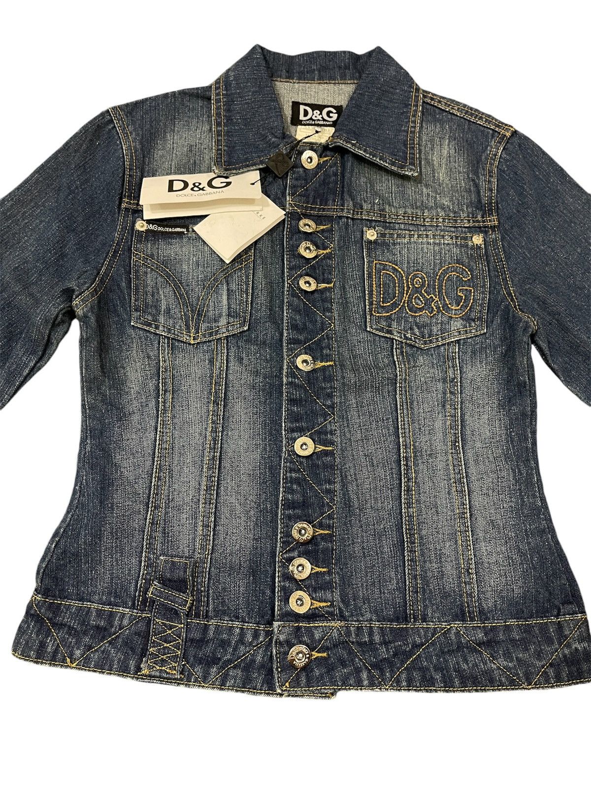 Dolce & Gabbana Deadstock Dolce & Gabbana Ten Button Denim Made in Italy Size M / US 6-8 / IT 42-44 - 3 Thumbnail