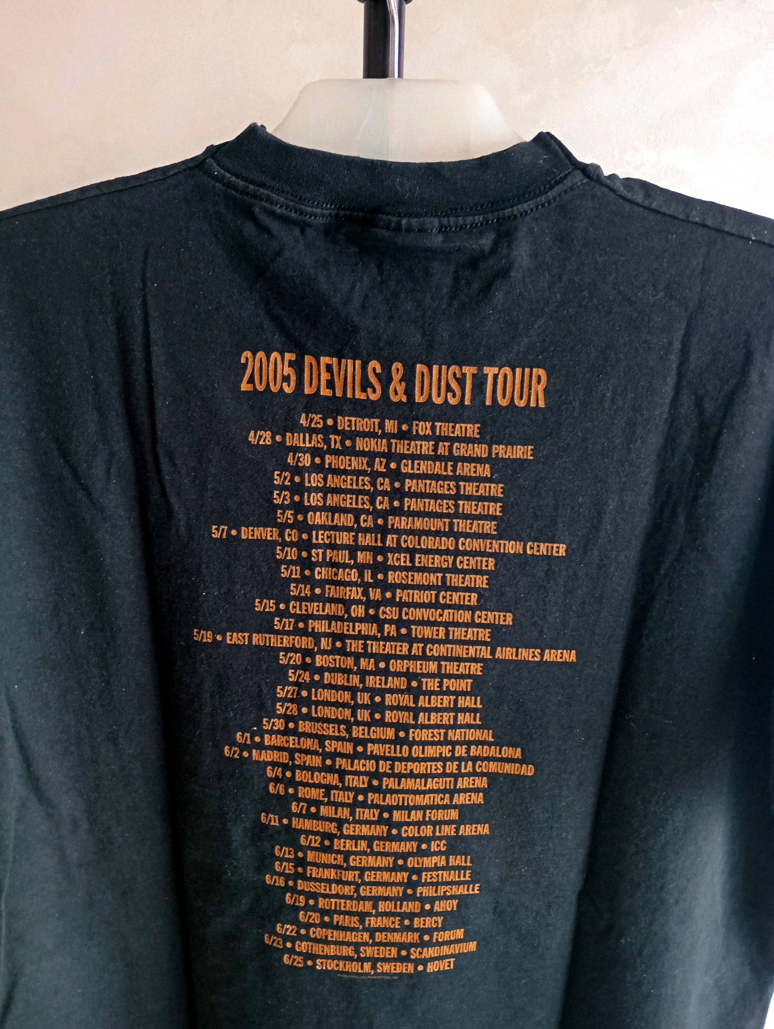 Band Tees Bruce Springsteen 2005 Tour Vintage T-Shirt Size US M / EU 48-50 / 2 - 4 Thumbnail