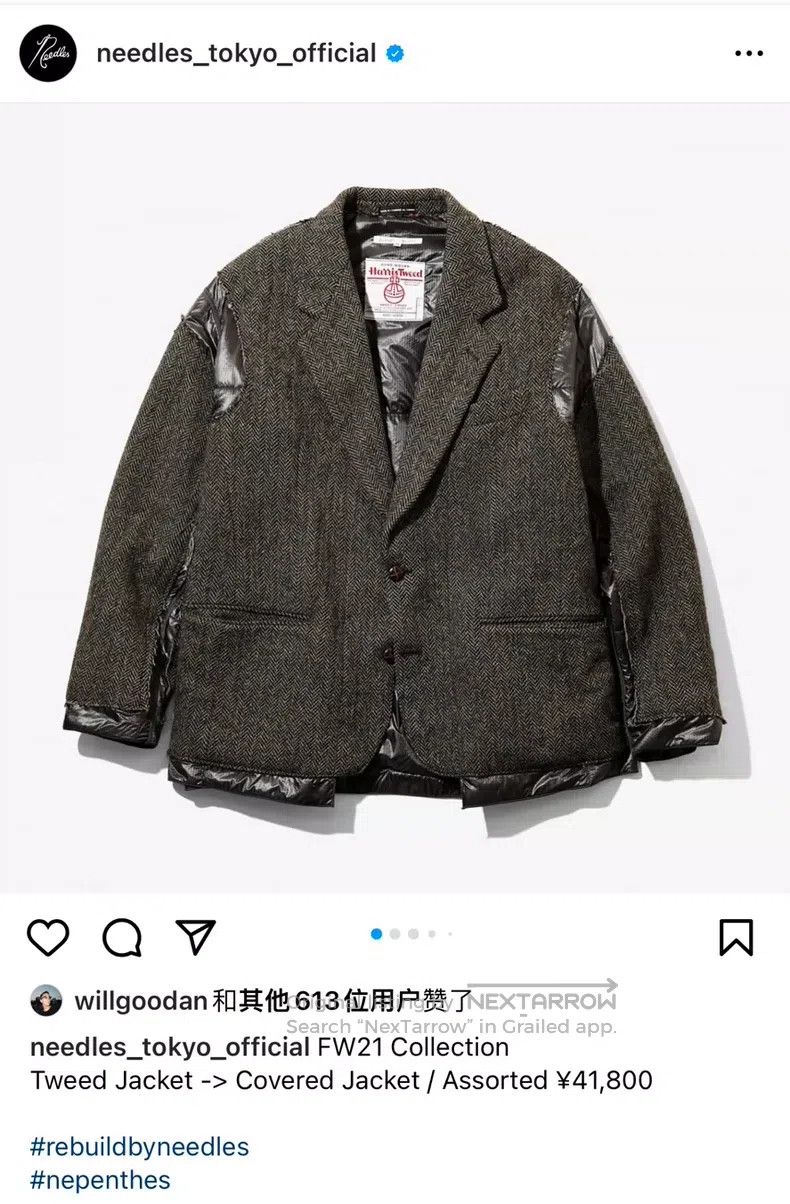 Needles Needles size L Ultra rare blazer Size 40L - 7 Thumbnail