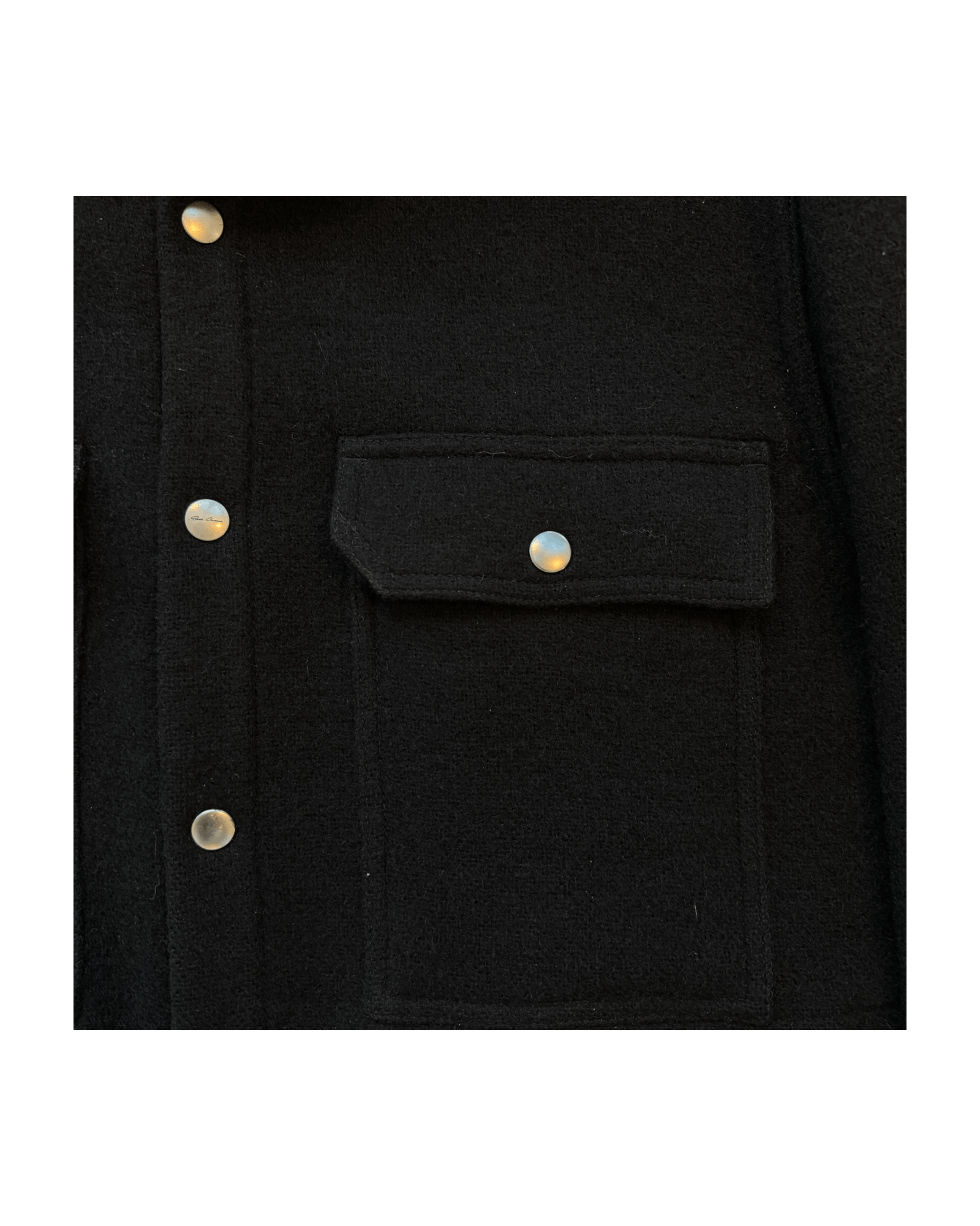 Rick Owens Felted Shirt Jacket Size US L / EU 52-54 / 3 - 3 Thumbnail