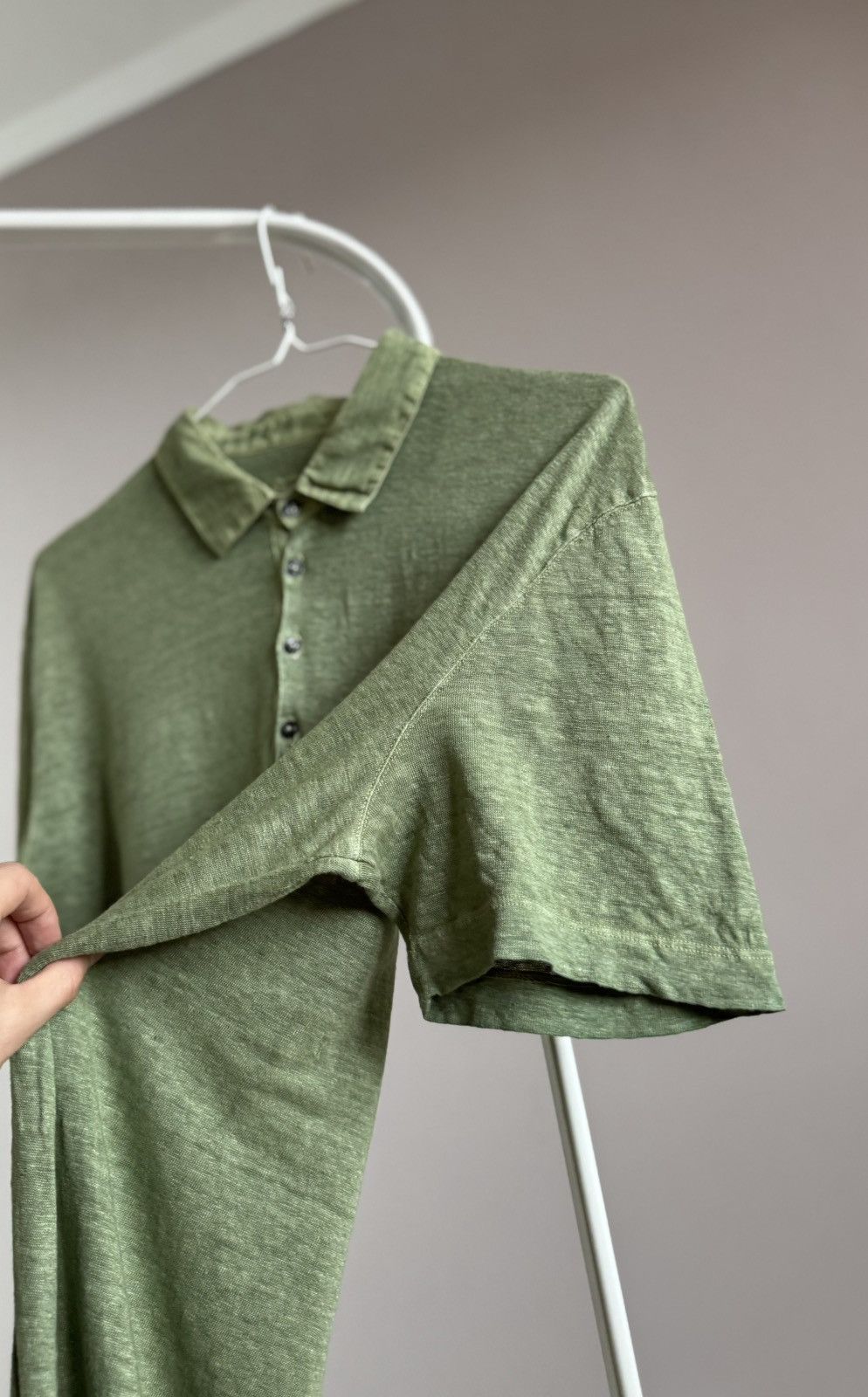 120% Lino 120% Lino Men Linen Polo Shirt Size US XL / EU 56 / 4 - 8 Thumbnail