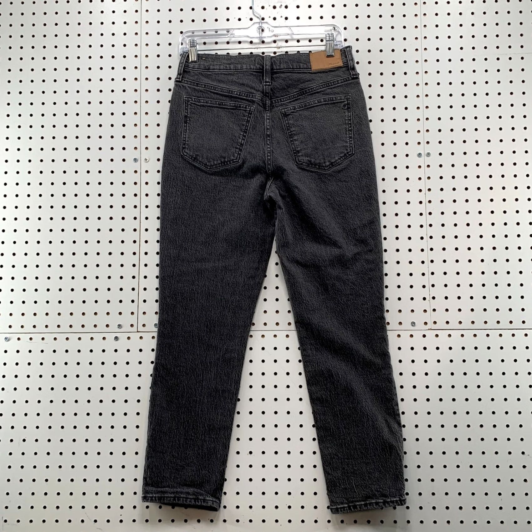 Madewell Madewell Tapered Womens 27 Black Perfect Jean Denim Size Fits 28x26 Faded Size 27" / US 4 / IT 40 - 6 Thumbnail
