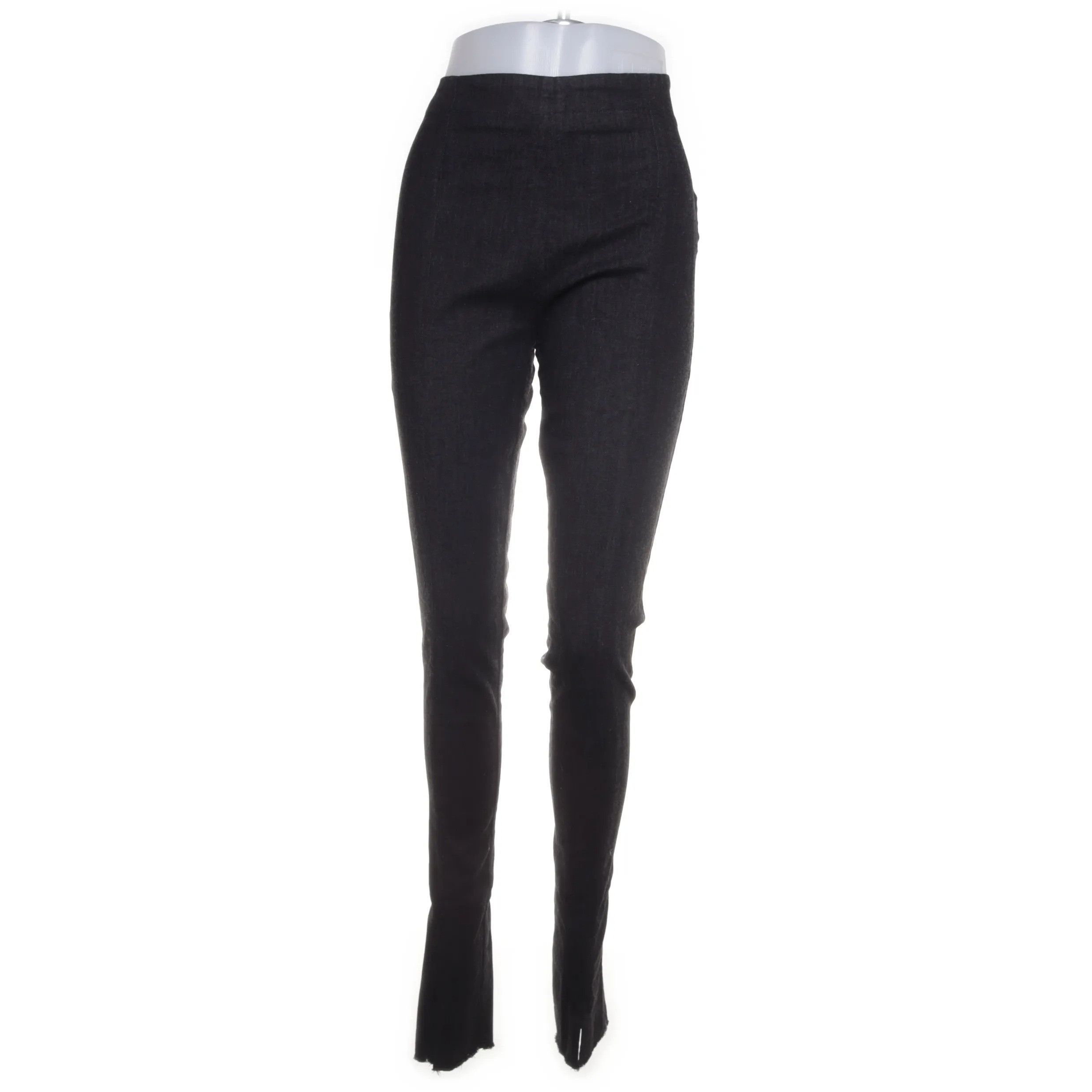 Masnada Waxed Fitted Trousers with Ankle Slit Size 28" / US 6 / IT 42 - 5 Thumbnail