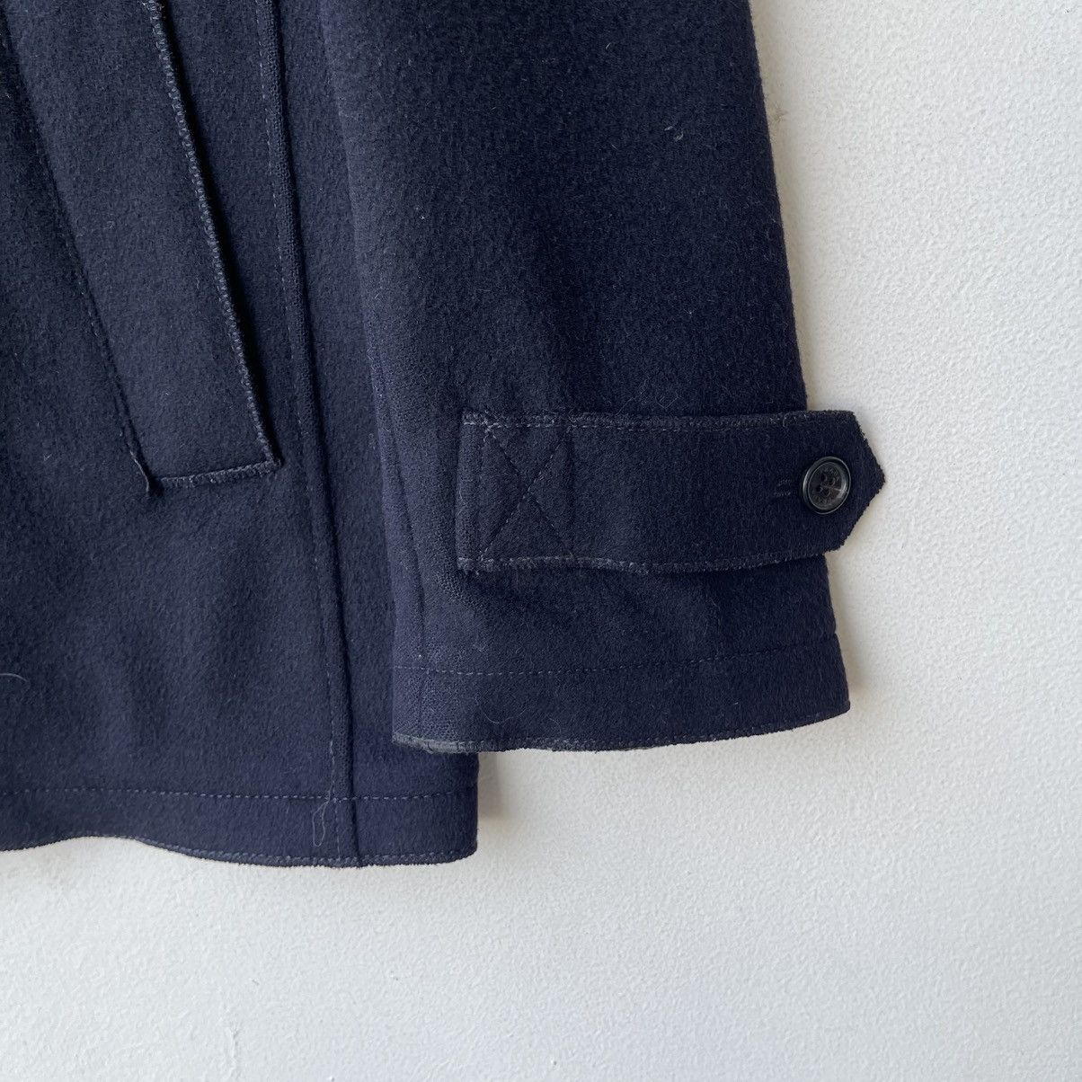 Prada Archival Prada SGV922 Double Breasted Virgin Wool Peacoat Size US M / EU 48-50 / 2 - 7 Thumbnail
