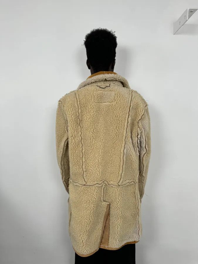 Maison Margiela 2000s Maison Margiela H&M Shearling Beige Reversible Long Jacket Size US M / EU 48-50 / 2 - 3 Thumbnail