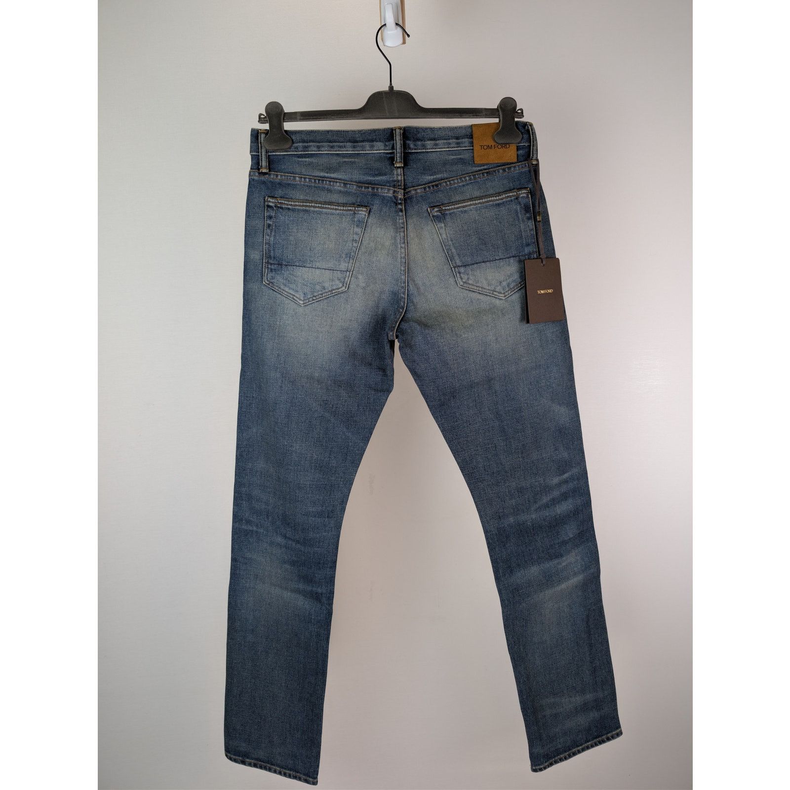 Tom Ford o1rshd1 Straight Jeans in Indigo Blue 32 Size US 32 / EU 48 - 15 Thumbnail