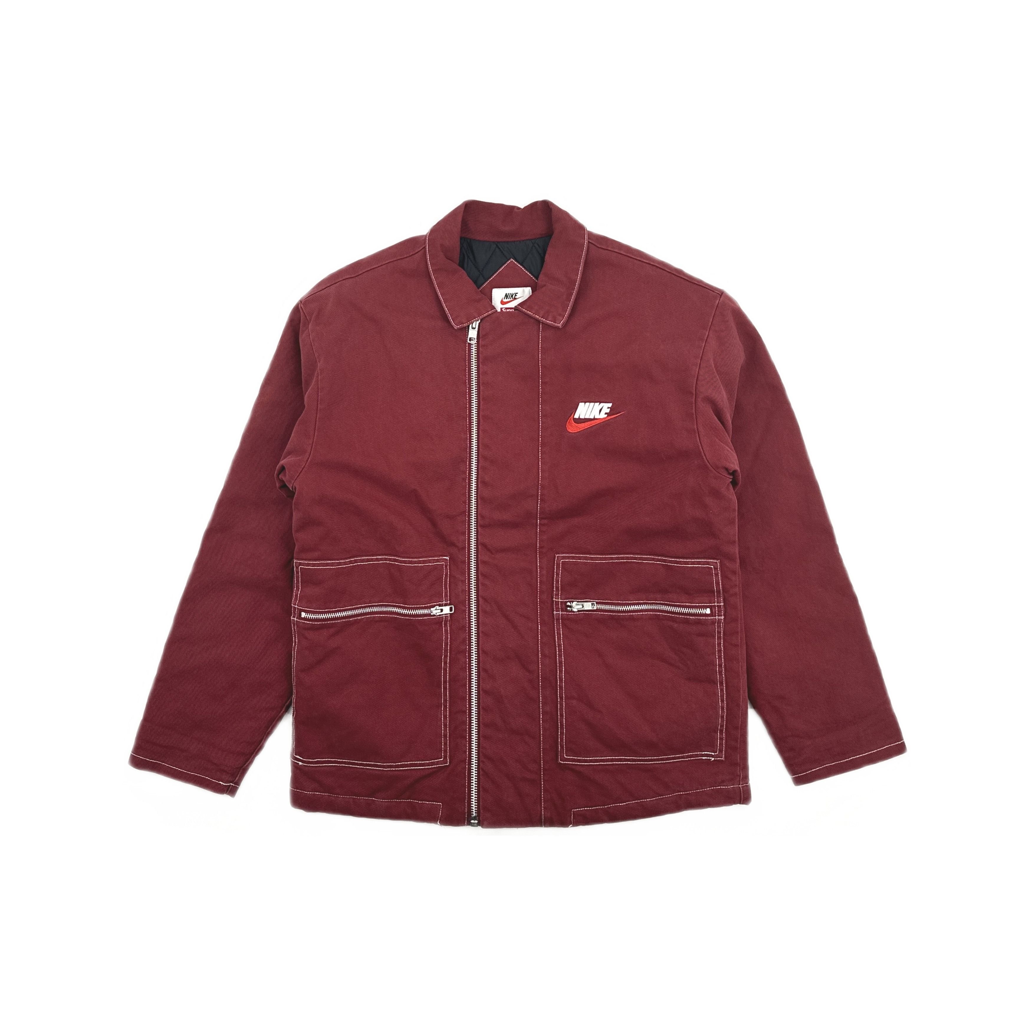 Nike × Supreme Supreme®/Nike® Double Zip Quilted Work Jacket Navy