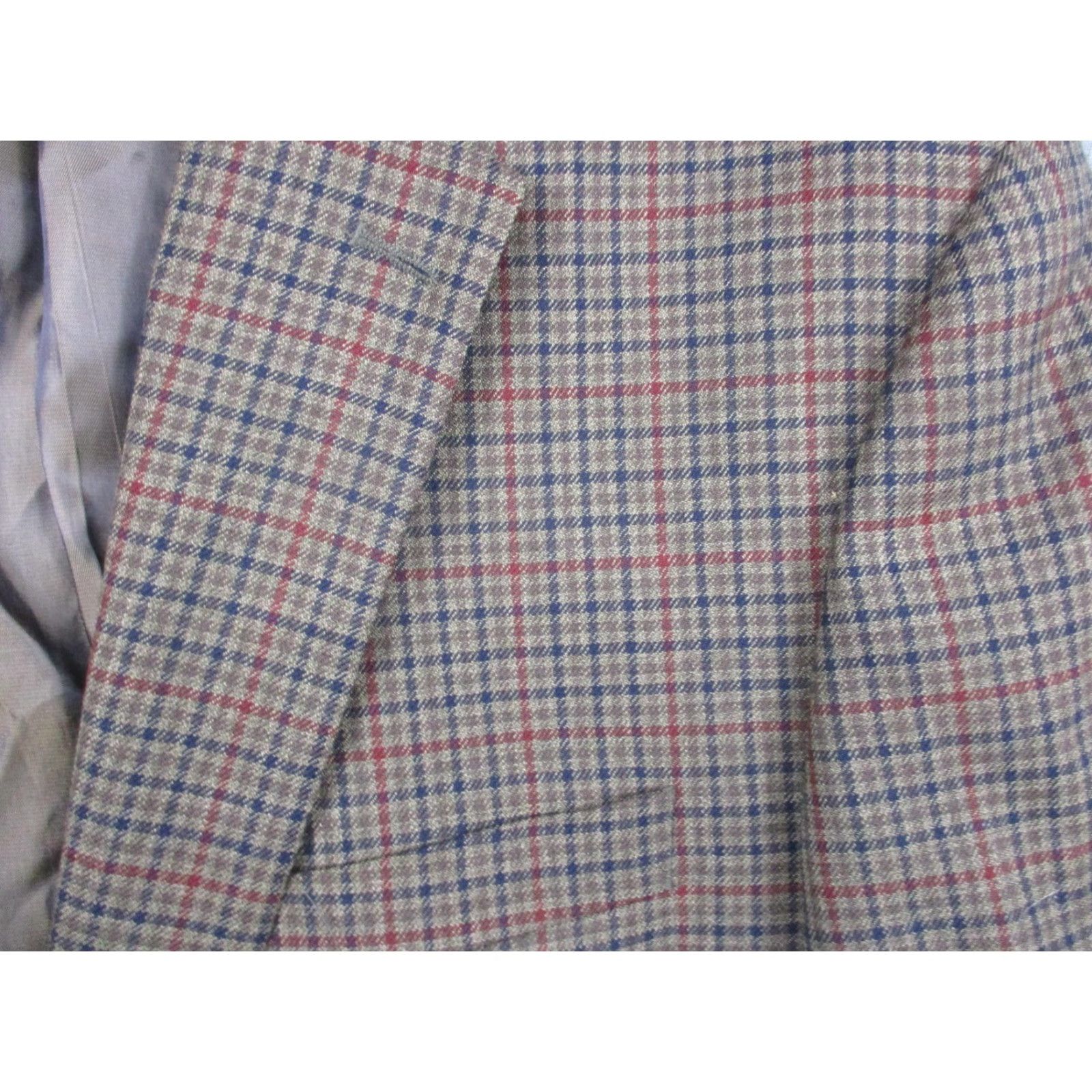 Ralph Lauren Lauren Ralph Lauren Blazer Mens 42L Plaid Wool Sport Coat Jacket Classic Size 42R - 2 Thumbnail