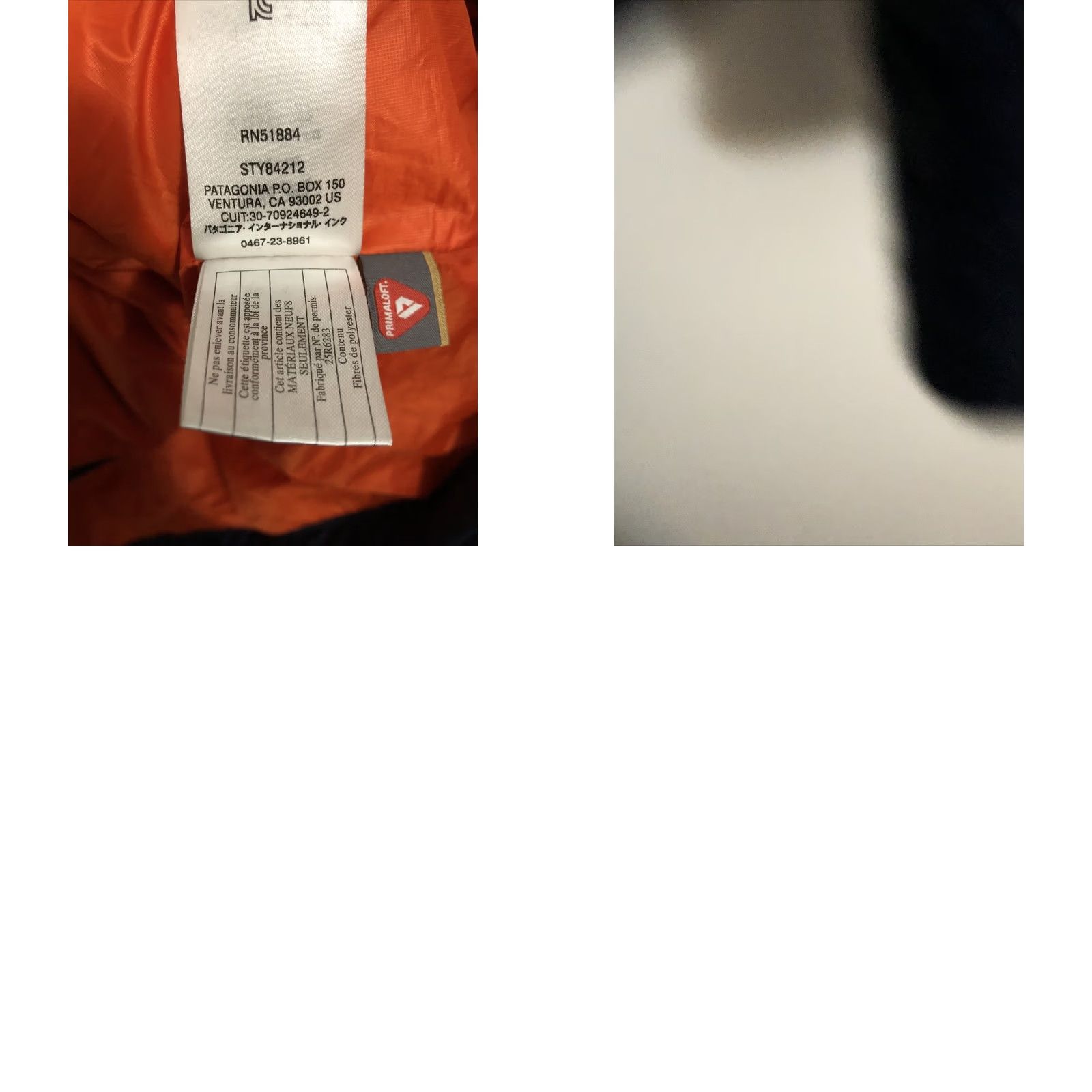 Patagonia Patagonia Nano Puff Jacket Mens 2XL Navy Blue Orange Puffer Coat 84212 Size US XXL / EU 58 / 5 - 9 Thumbnail