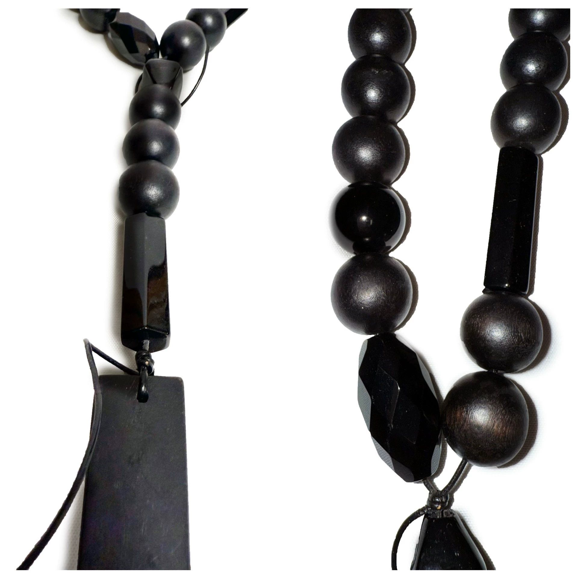 Number (N)ine number(n)ine 08ss birds black wooden cross necklace Size ONE SIZE - 5 Thumbnail