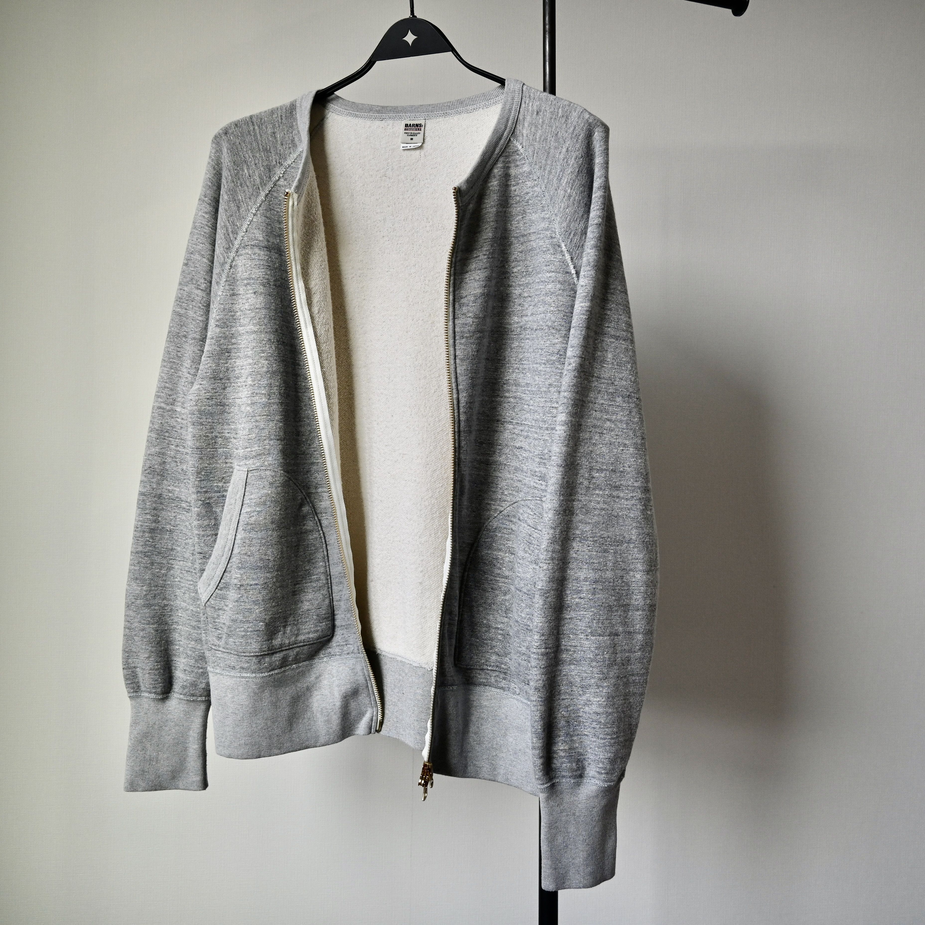 BARNS OUTFITTERS BARNS OUTFITTERS loopwheeled zip sweatshirt, made in Japan Size US M / EU 48-50 / 2 - 17 Thumbnail