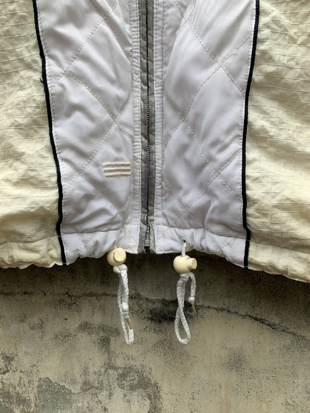Adidas Vintage Adidas Diagonal Pattern Windbreaker Jacket Size US L / EU 52-54 / 3 - 3 Thumbnail