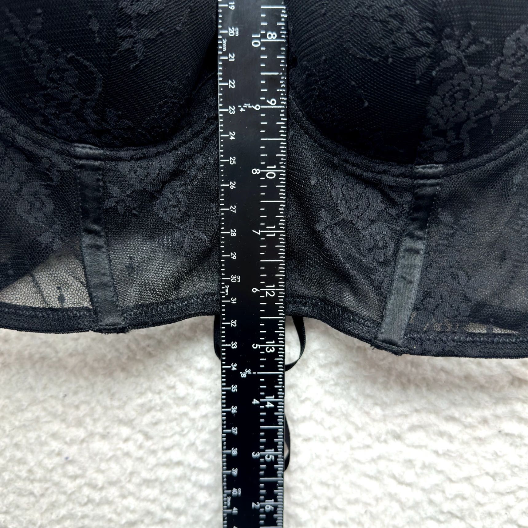 Vintage **Intimissimi Black Lace-Up Padded Zipper Corset Top Medium** User: Intimissimi Black Lace-Up Padded Zipper Corset Top Medium Size ONE SIZE - 6 Thumbnail