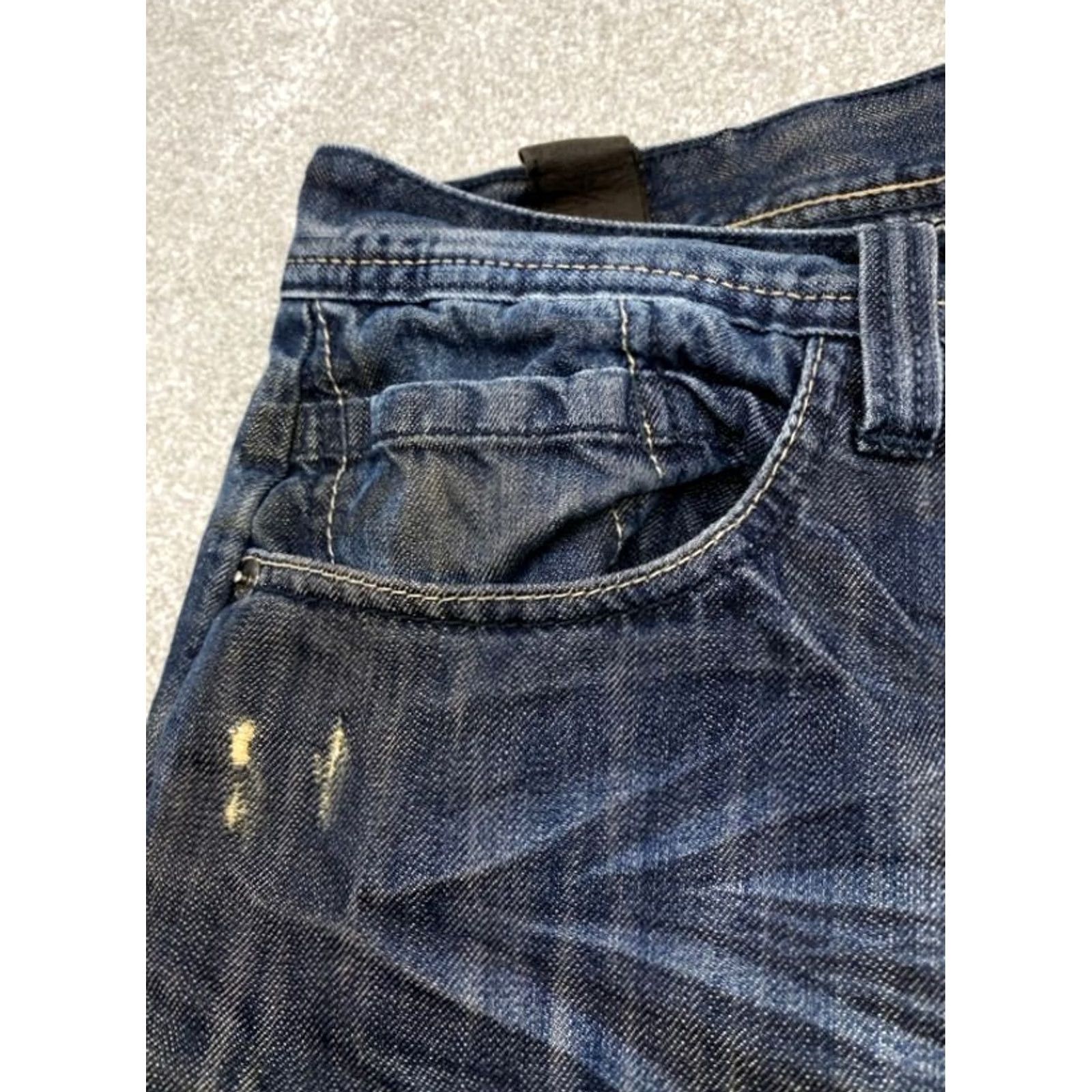 Our Legacy Legacy Jeans Mens 38x32 Blue Denim Straight Leg Relaxed Distressed Category: Jeans, Brand: Legacy Size US 38 / EU 54 - 7 Thumbnail