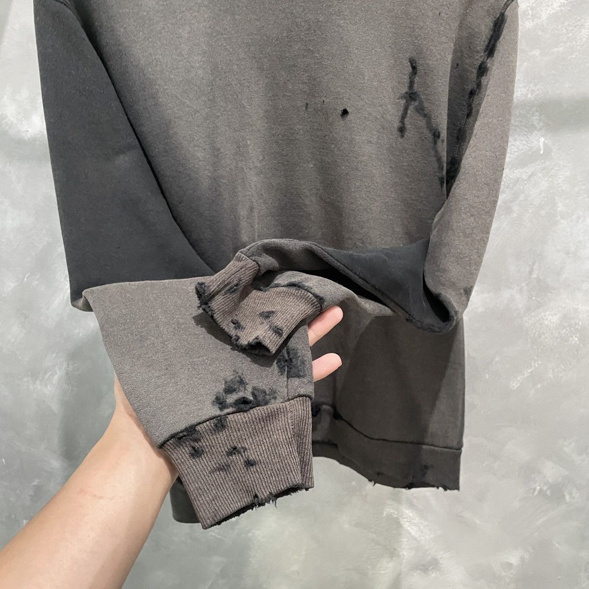 Vintage Rare Vintage Thrashed Sunfaded Sweatshirt ERD Grunge Size US L / EU 52-54 / 3 - 9 Thumbnail