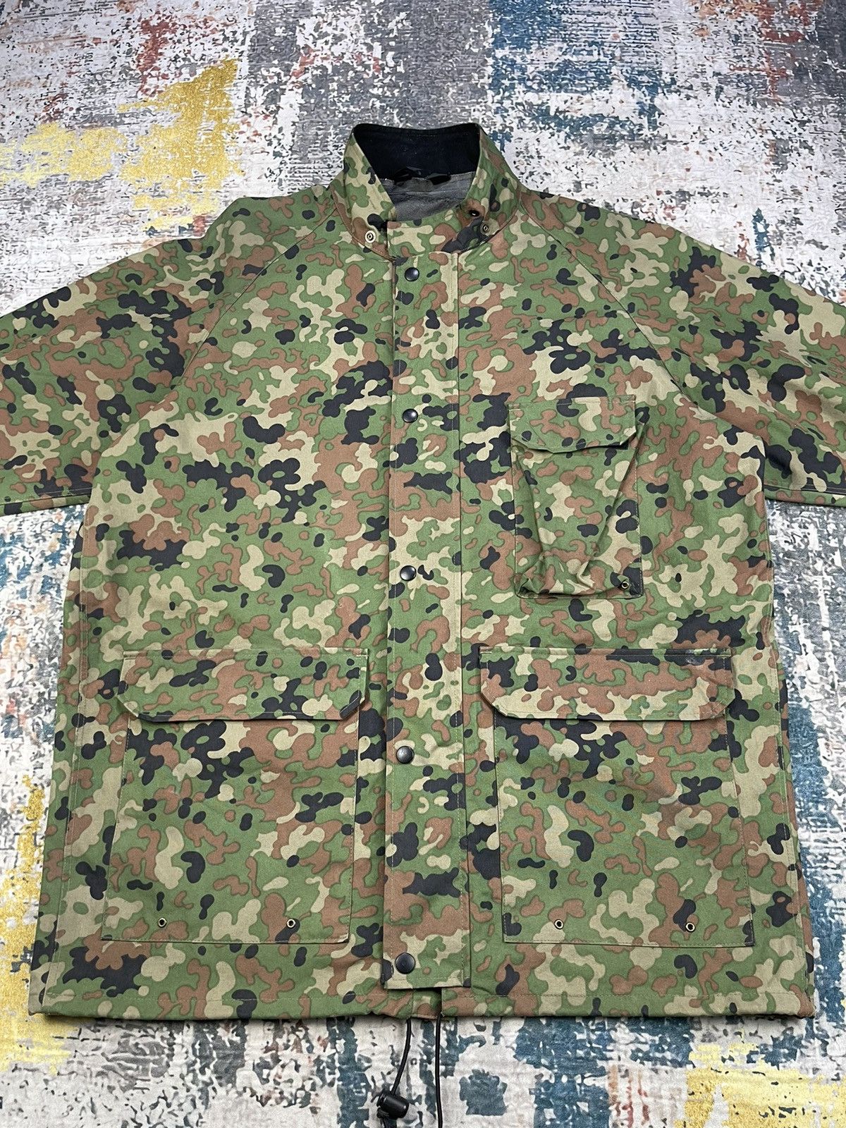 Goretex Vintage JGSDF Japan Army Camouflage Goretex Jackets Size US L / EU 52-54 / 3 - 3 Thumbnail