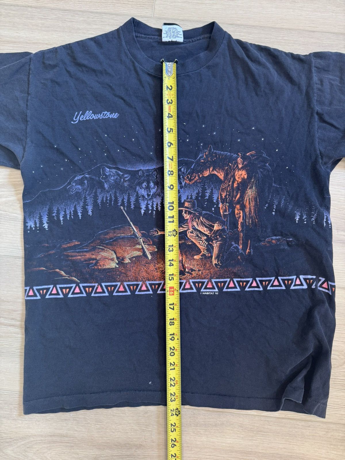Vintage Yellowstone National Park Double Sided T-shirt 1992 Size US L / EU 52-54 / 3 - 6 Thumbnail