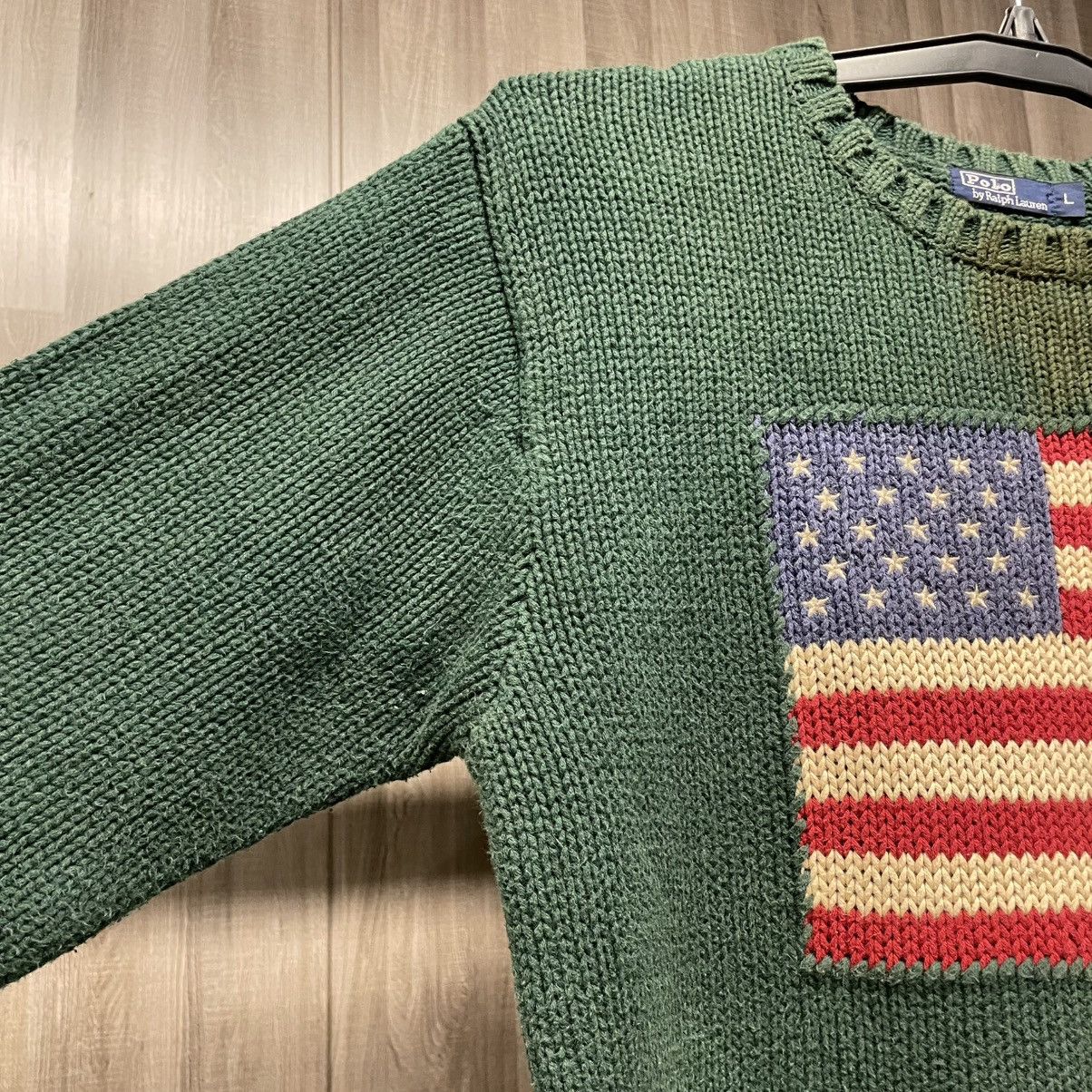 Polo Ralph Lauren Polo Ralph Lauren American Flag Sweater Size US L / EU 52-54 / 3 - 6 Thumbnail