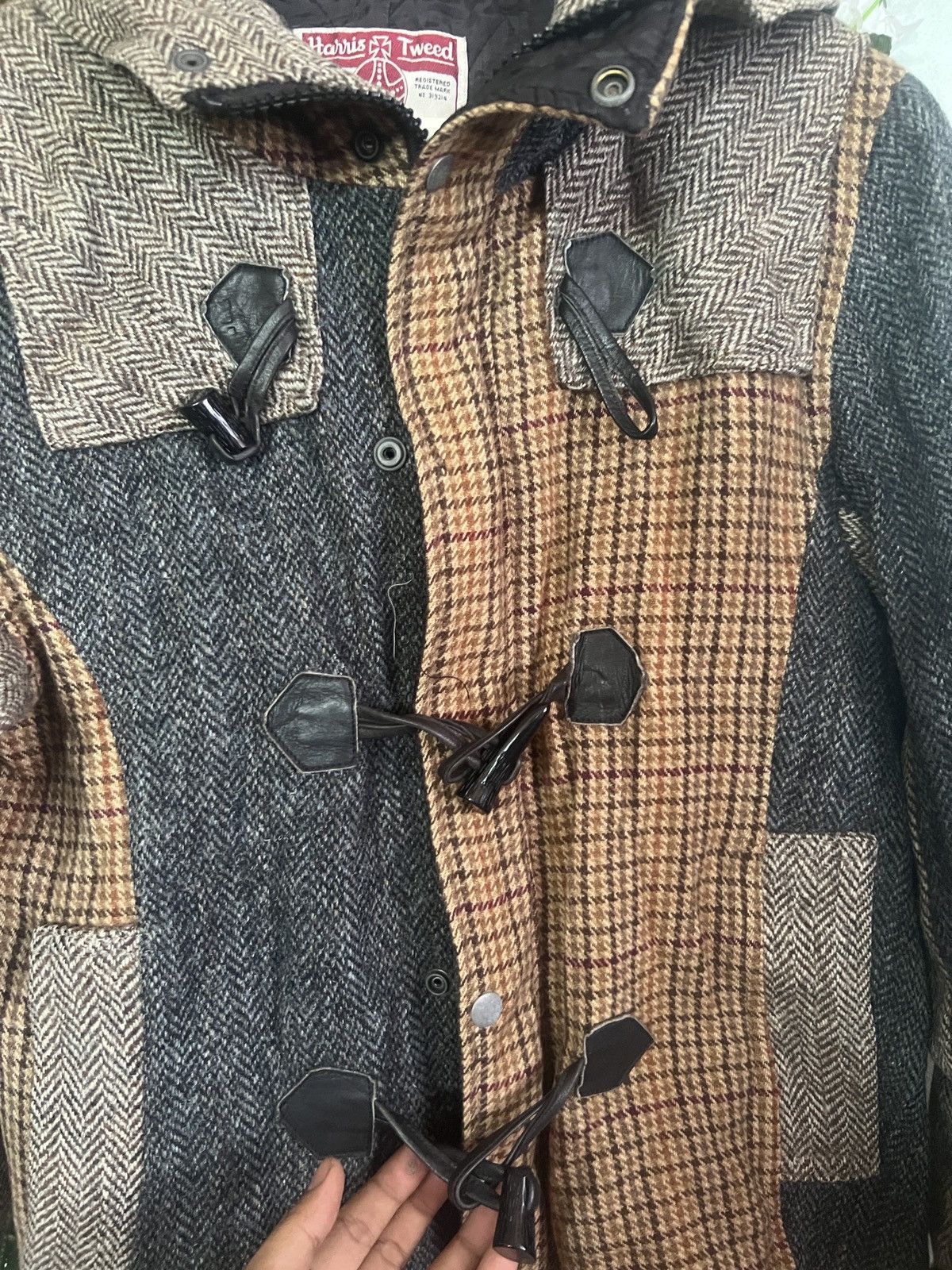 Harris Tweed RARE DESIGN HARRIS TWEED JACKET Size US XL / EU 56 / 4 - 4 Thumbnail