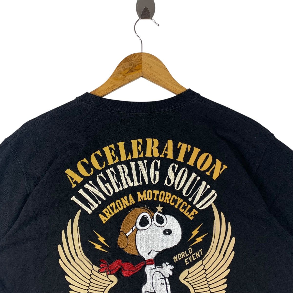 Flagstuff × Japanese Brand FLAGSTUFF X SNOOPY PEANUTS Embroidery back hit tee Size US XL / EU 56 / 4 - 10 Thumbnail