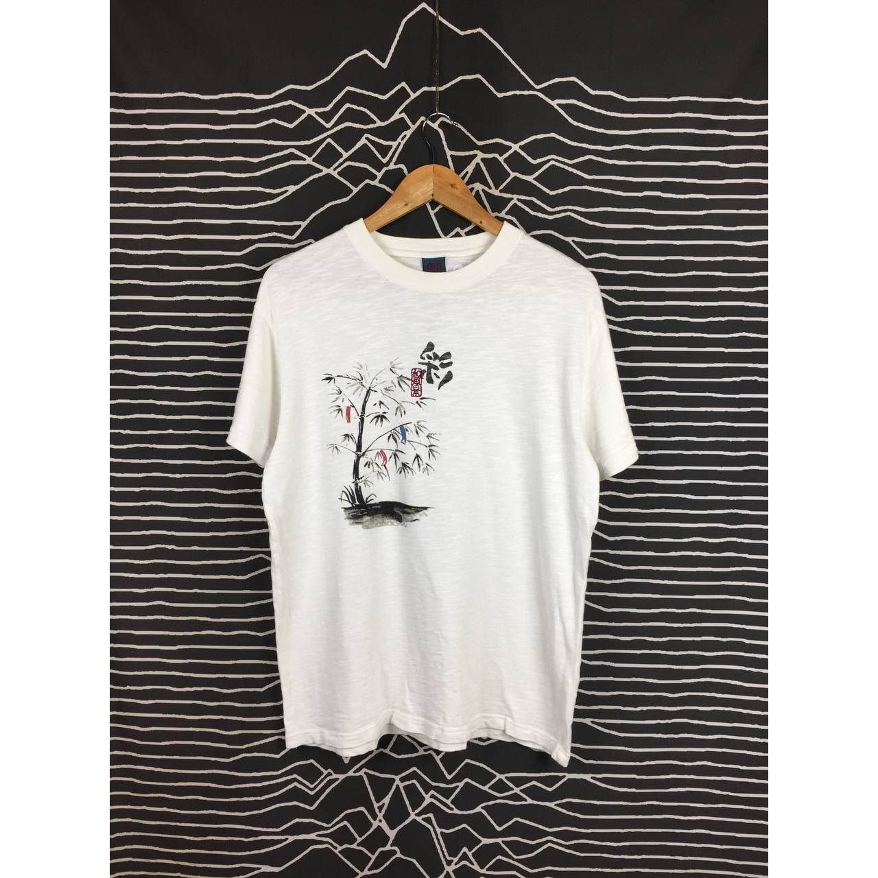 Bullet Noise × Japanese Brand × Vintage Bullet Noise Bamboo Tree Japanese Traditional Ink Art Tee Size US M / EU 48-50 / 2 - 2 Thumbnail
