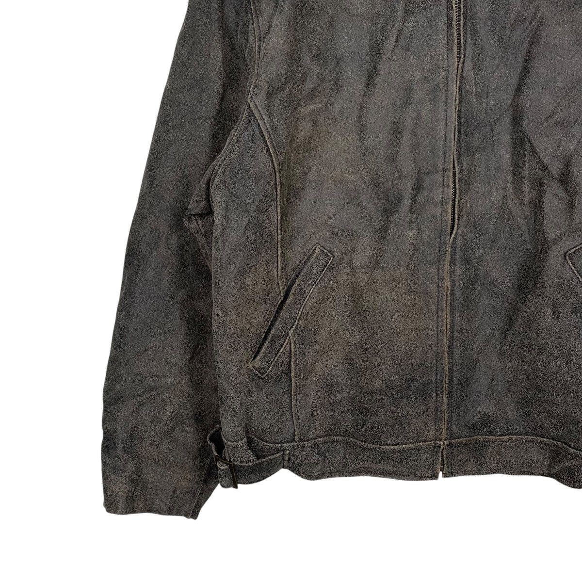 Japanese Brand Japanese Brand Park Miller Basic Leather Jacket Size US L / EU 52-54 / 3 - 3 Thumbnail