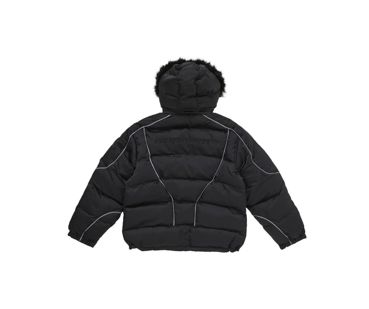 Supreme Jordan Puffer Jacket Black Size: XL