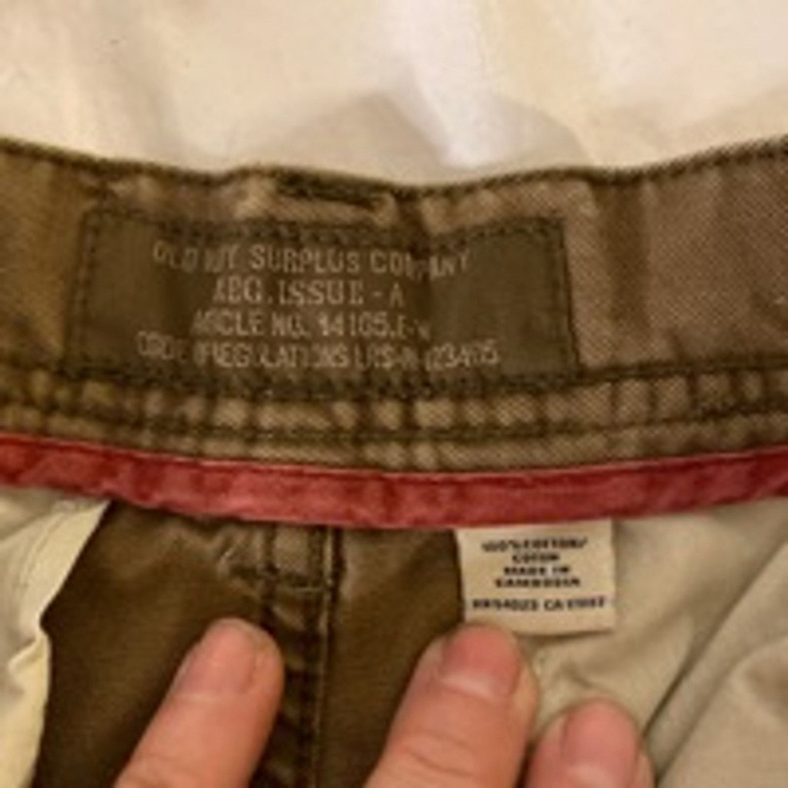 Old Navy Utility Cargo Streetwear Tan Cotton Shorts Old Navy Surplus Size US 34 / EU 50 - 3 Thumbnail