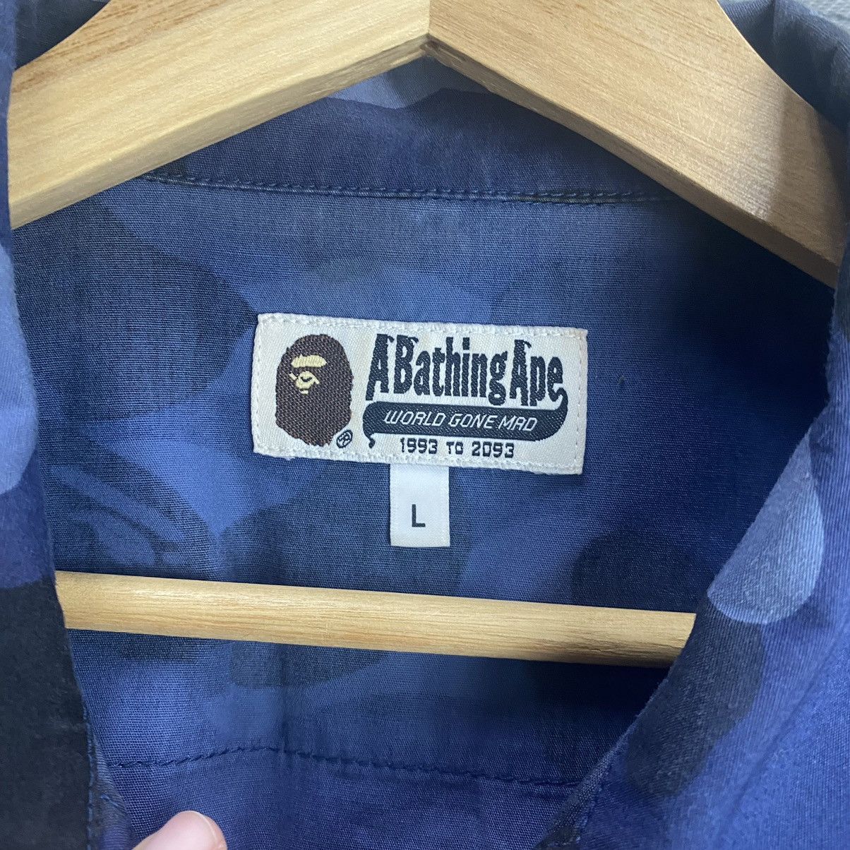 Bape RARE‼️A Bathing Ape Multi Pocket Purple Camo Shirt Button Ups Size US L / EU 52-54 / 3 - 15 Thumbnail