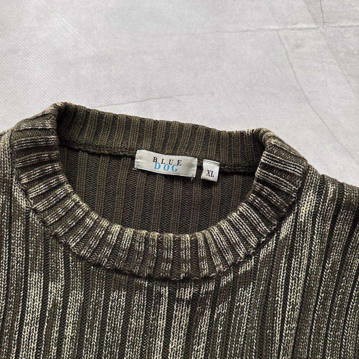 Hysteric Glamour × Undercover Japan Faded LGB Impala Vibe Knit Ribbed Sweater Size US XL / EU 56 / 4 - 12 Thumbnail