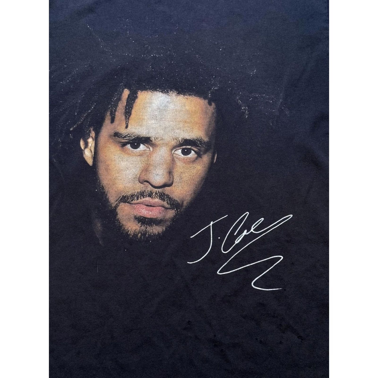 Vintage Yazbek Shirt Mens Medium Black Rap Artist Portrait Graphic Signature Tee Size US M / EU 48-50 / 2 - 2 Thumbnail