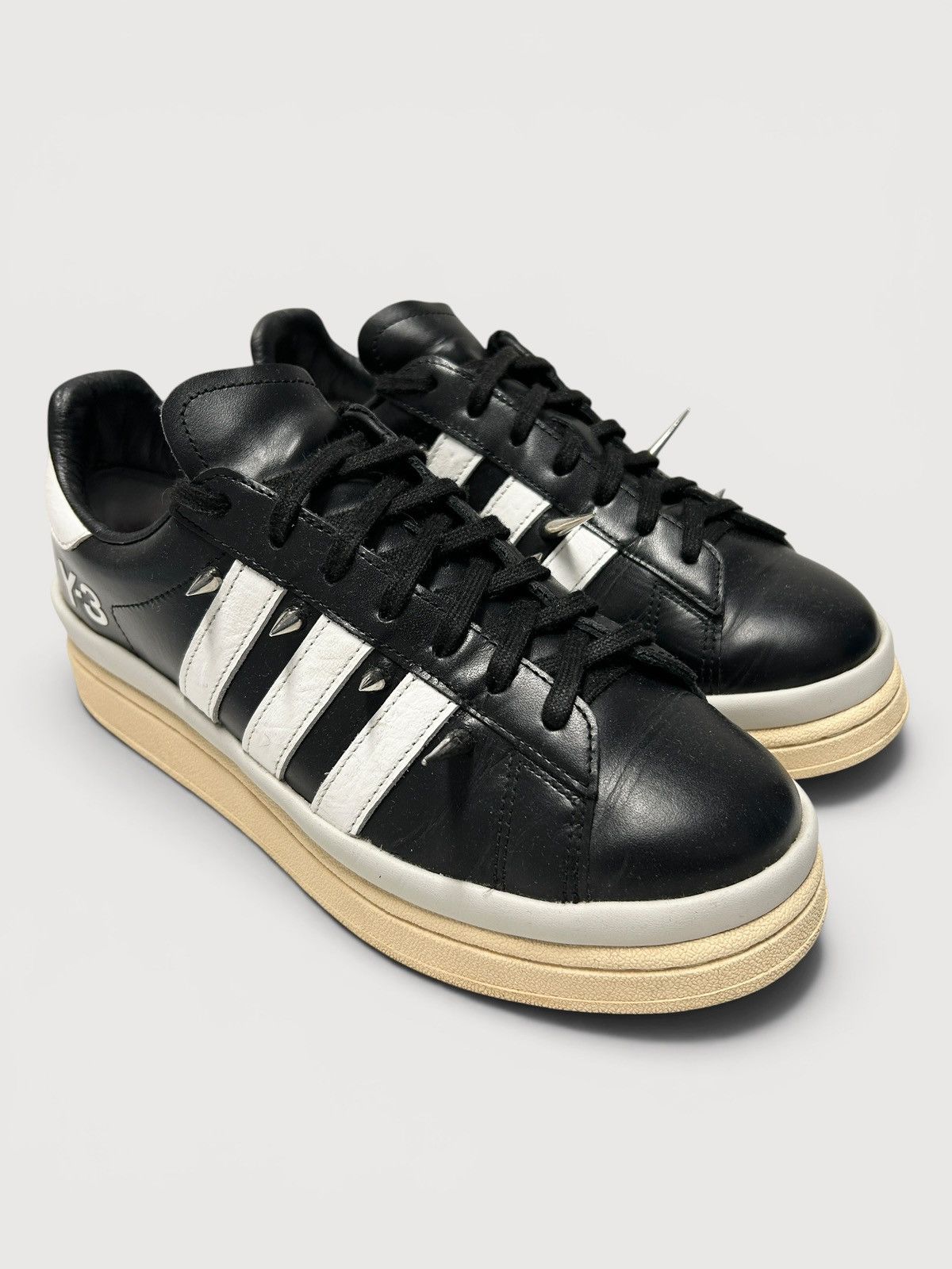 Y-3 2021 Hicho Platform Spiked Sneakers Size US 9 / EU 42 - 1 Thumbnail