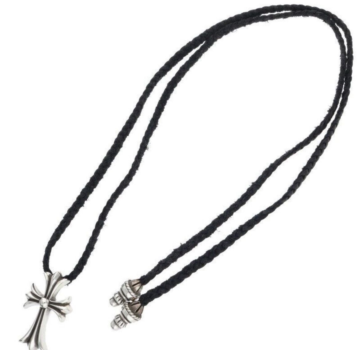Chrome Hearts Chrome Hearts CH Crossboro Chip Silver Necklace Size ONE SIZE - 2 Thumbnail
