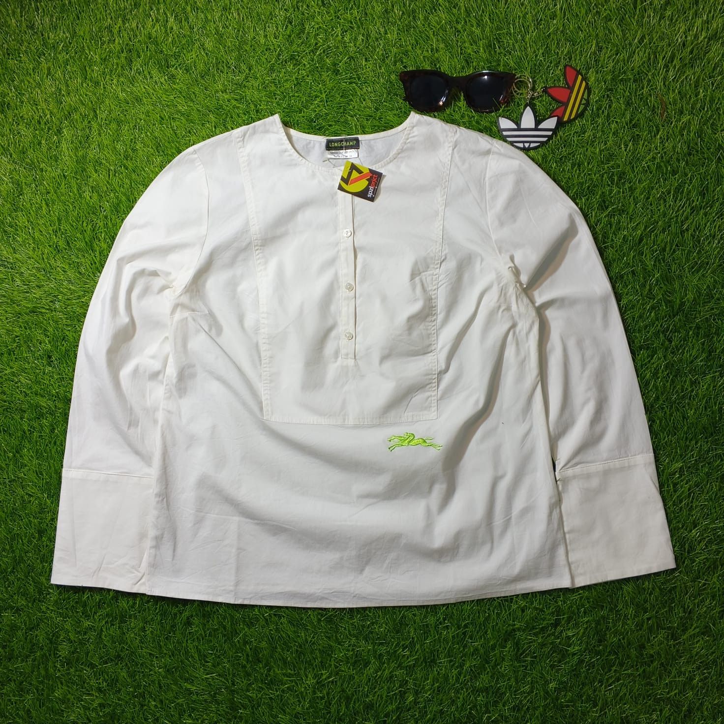 Longchamp Longchamp Top Glitter Blouse Button up Size M / US 6-8 / IT 42-44 - 1 Thumbnail