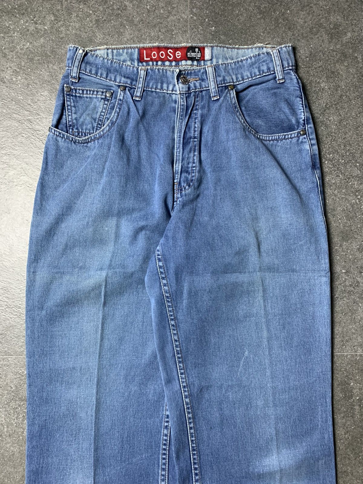 Levi's 2000s Levis Silvertab Distressed Loose Jeans Size US 29 - 2 Thumbnail