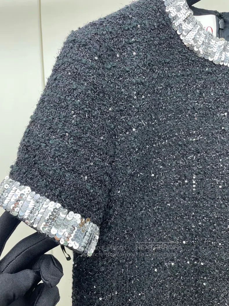 Valentino Valentino Black sequin dress Size S / US 4 / IT 40 - 5 Thumbnail