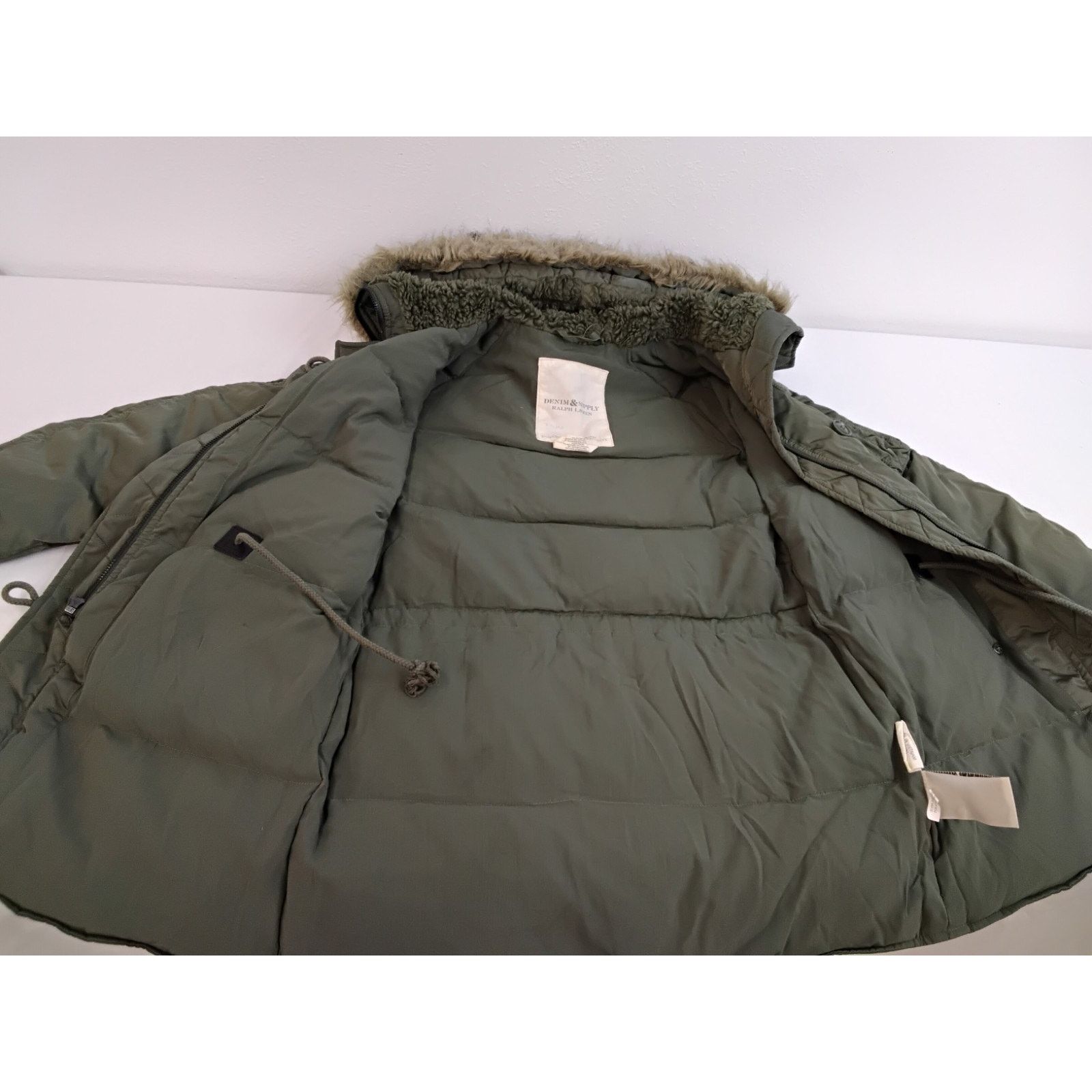 Ralph Lauren Ralph Lauren Denim & Supply Parka Women's S Green Faux Ruff Size S / US 4 / IT 40 - 7 Thumbnail