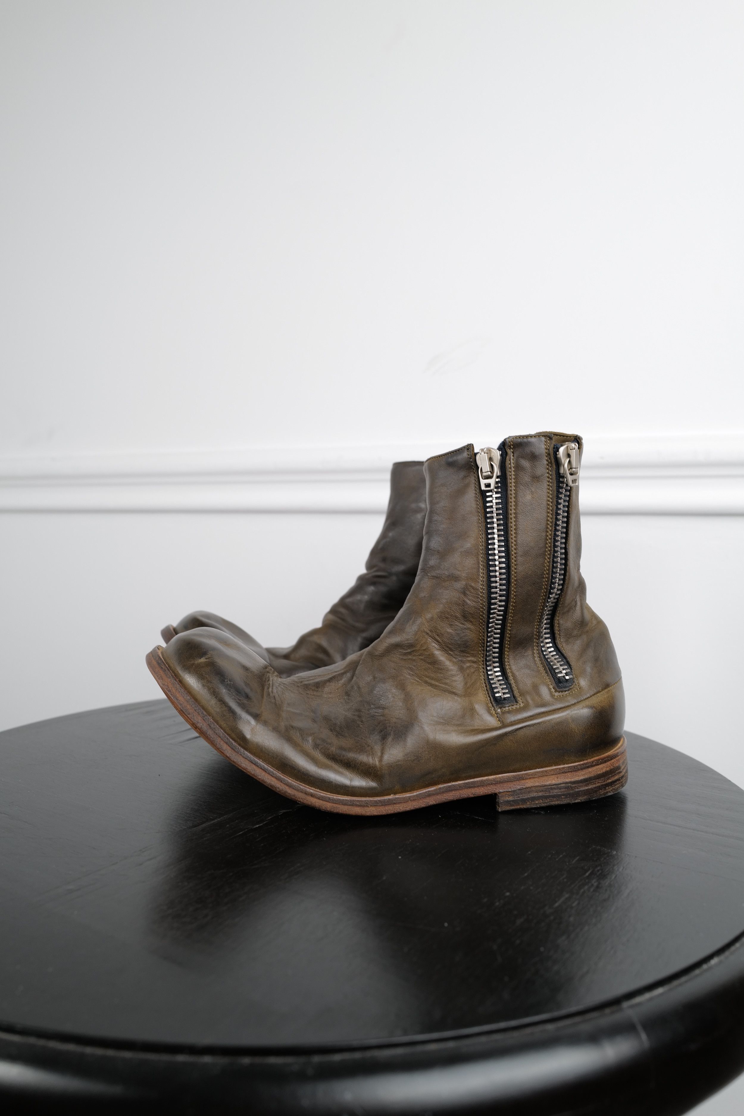 Individual Sentiments HANDCRAFTED BOVINE LEATHER BOOTS Size US 9 / EU 42 - 3 Thumbnail