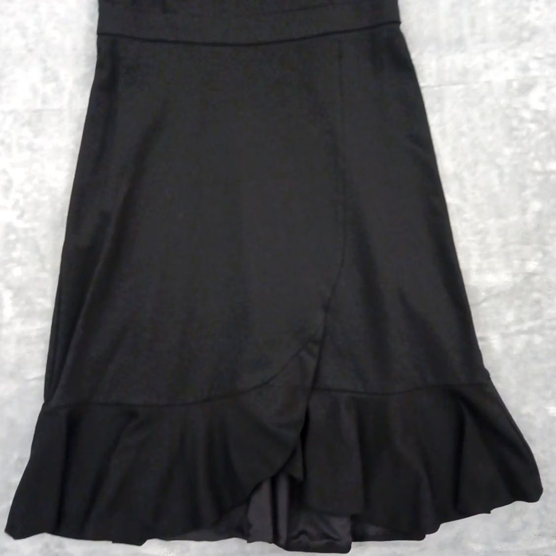 Talbots Talbots Dress Petite 2P Black Sleeveless V-Neck Midi A-Line Women Size XS / US 0-2 / IT 36-38 - 3 Thumbnail